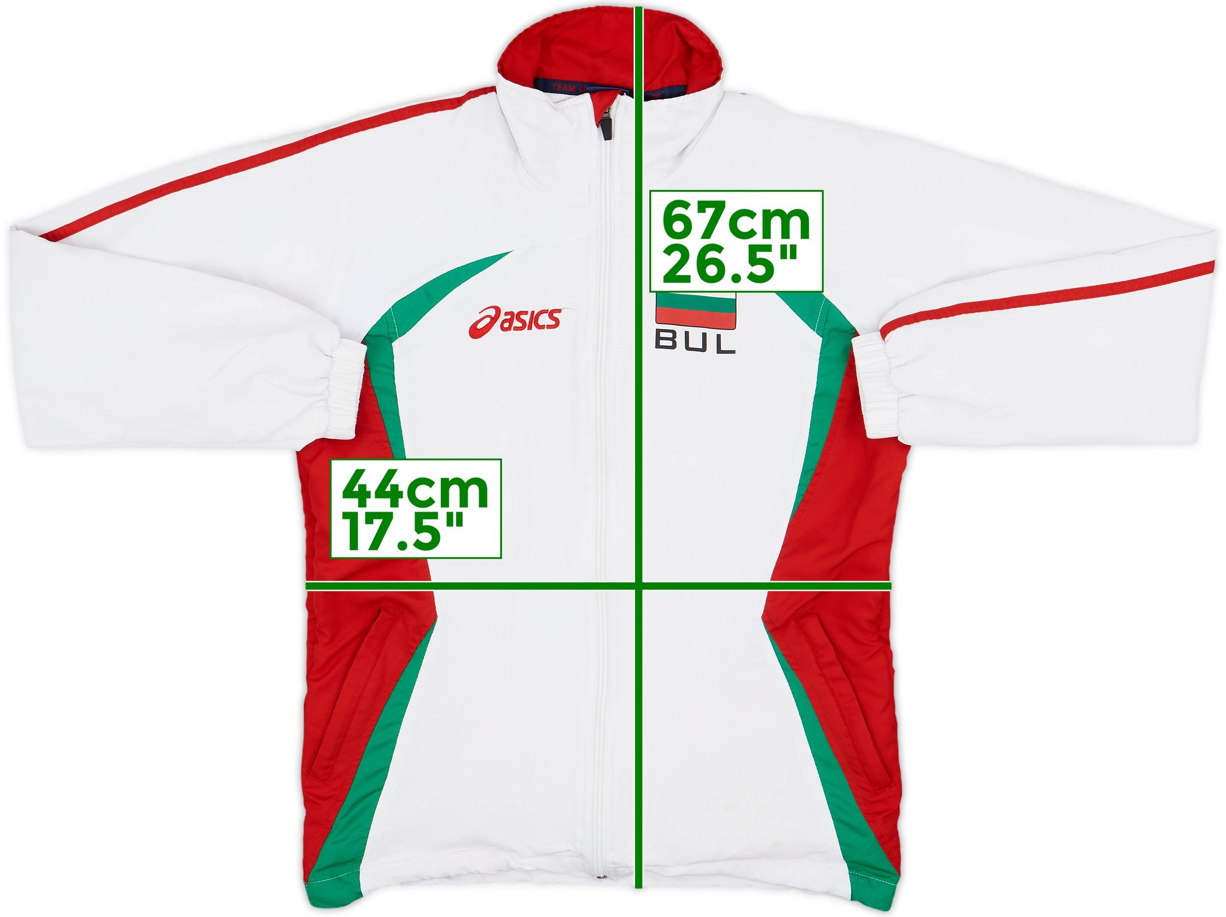 ジャケット・アウター FK 2010s Bulgaria Athletics Asics Track Jacket - 9/10 - (XS)