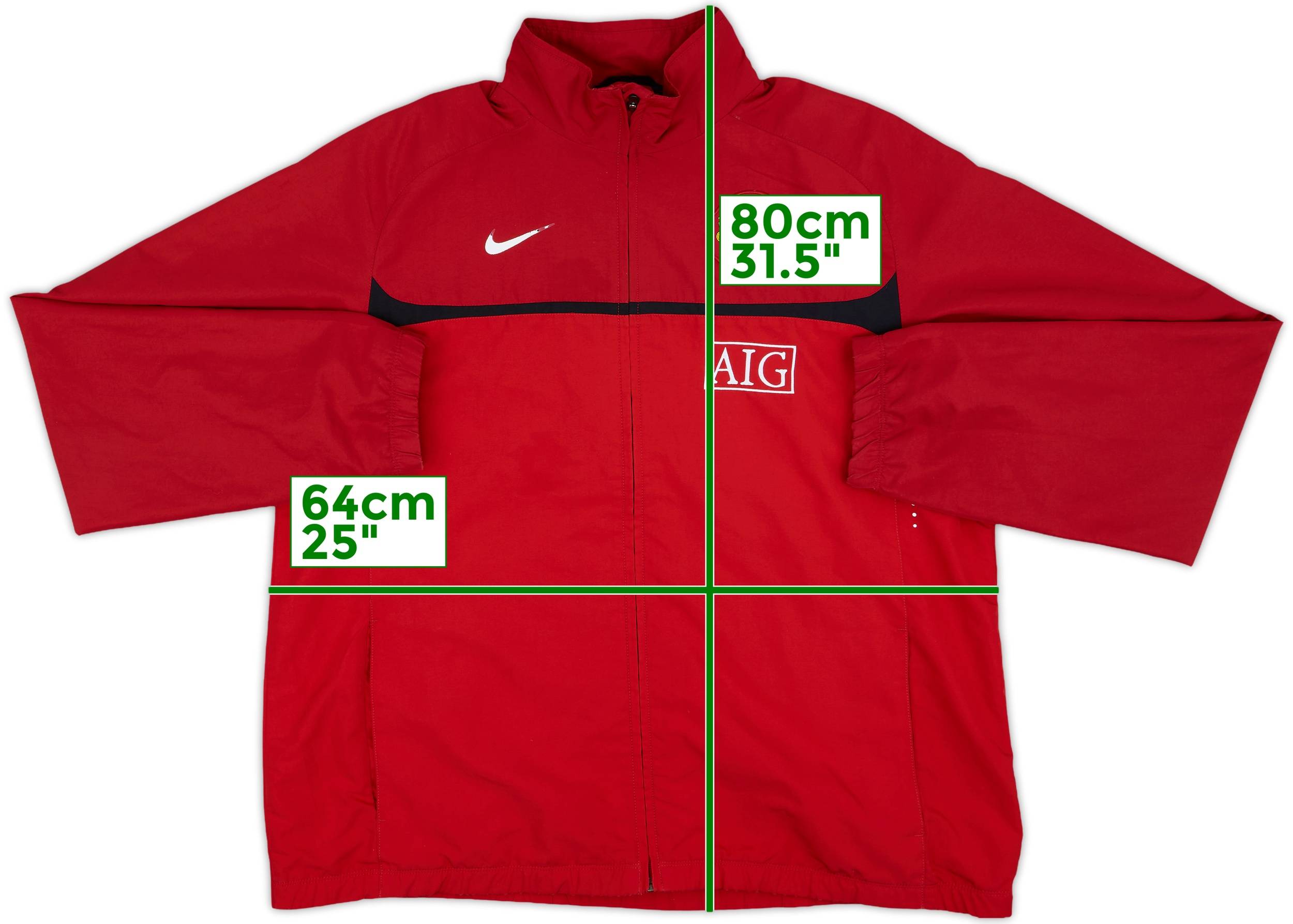 2010-11 Manchester United Nike Track Jacket - 5/10 - (XL)