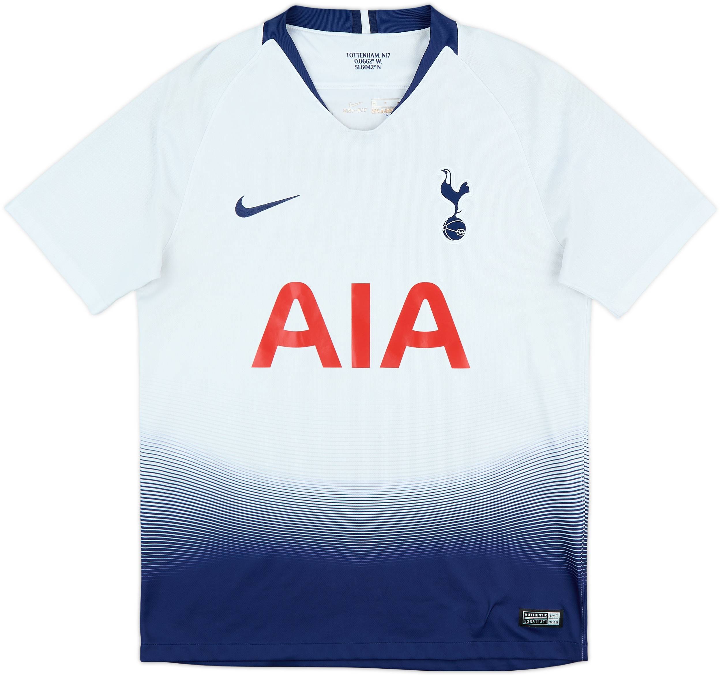 2018-19 Tottenham Home Shirt - 4/10 - (M)