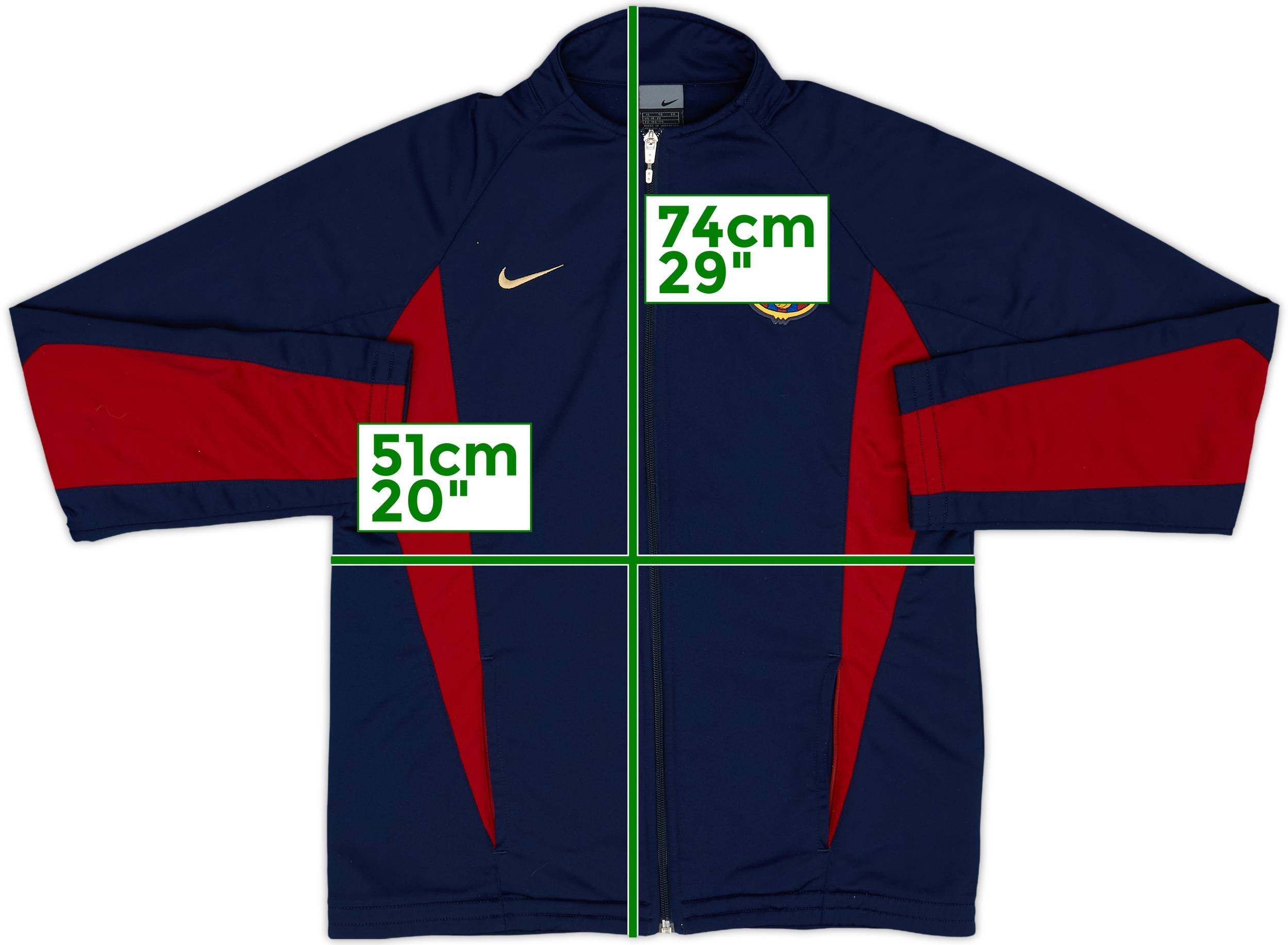 2002-03 Barcelona Nike Track Jacket - 9/10 - (XL.Boys)