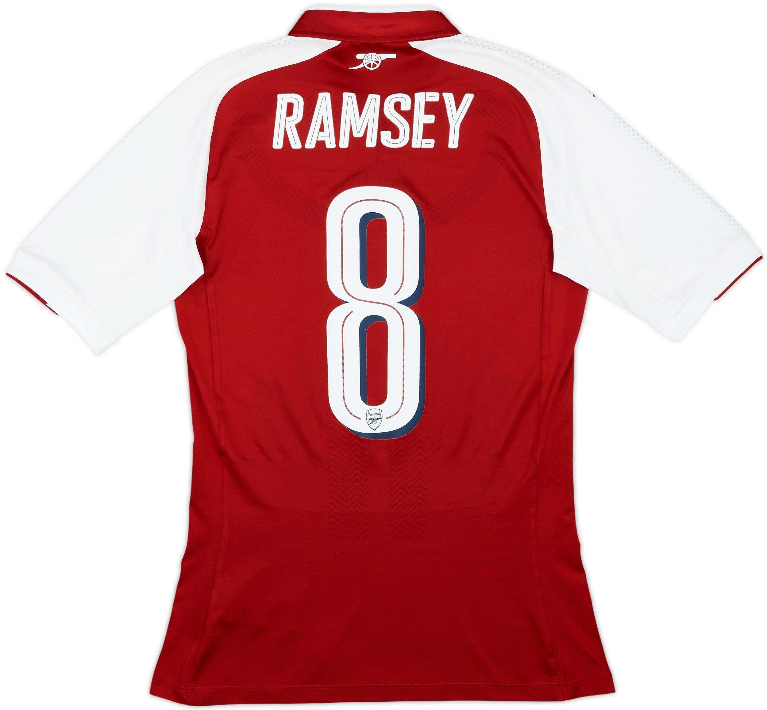 2017-18 Arsenal Player Issue (ACTV Fit) Home Shirt Ramsey #8 - 7