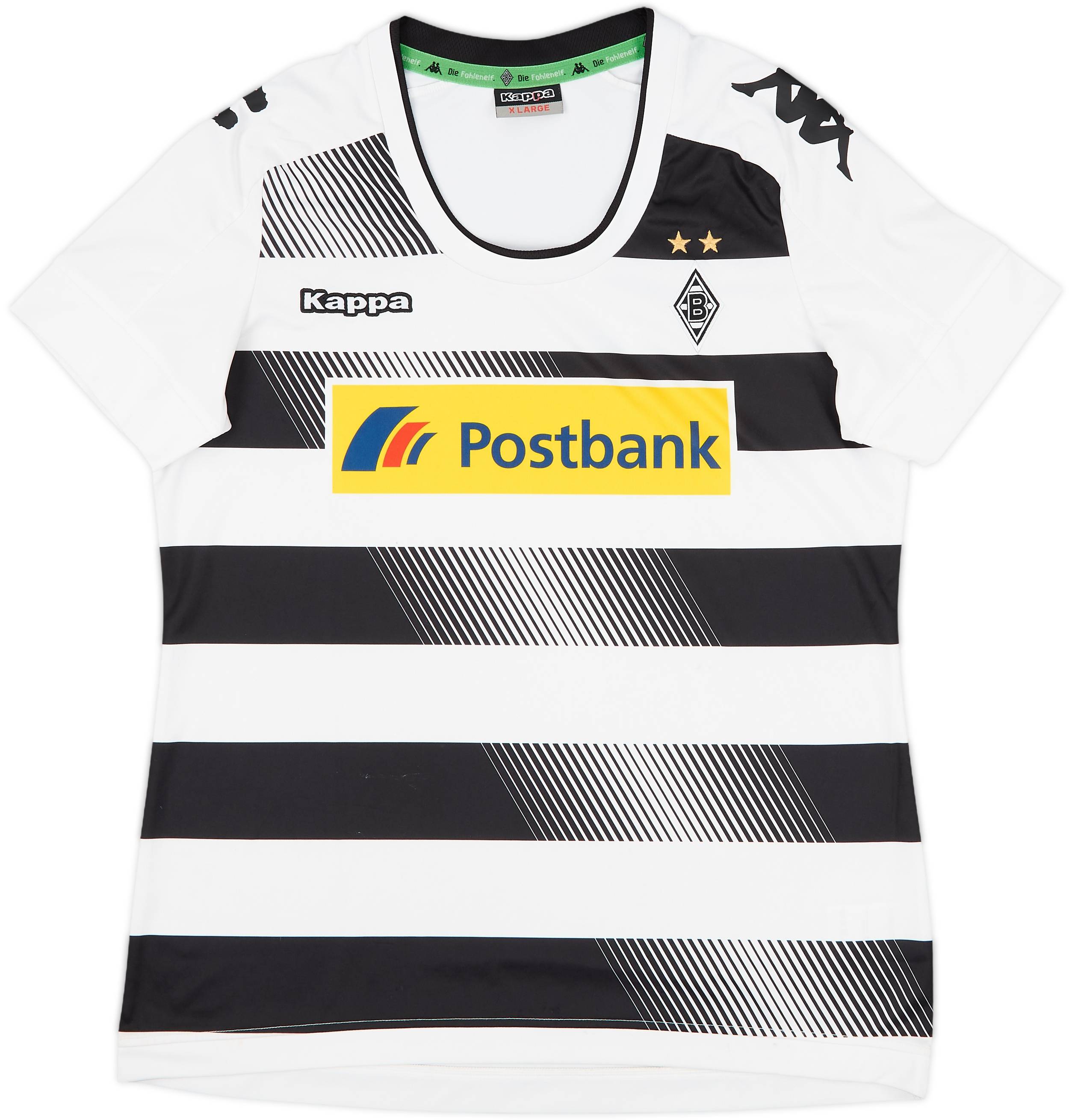 BORUSSIA MONCHENGLADBACH 2015-16 HOME SHIRT KAPPA JERSEY