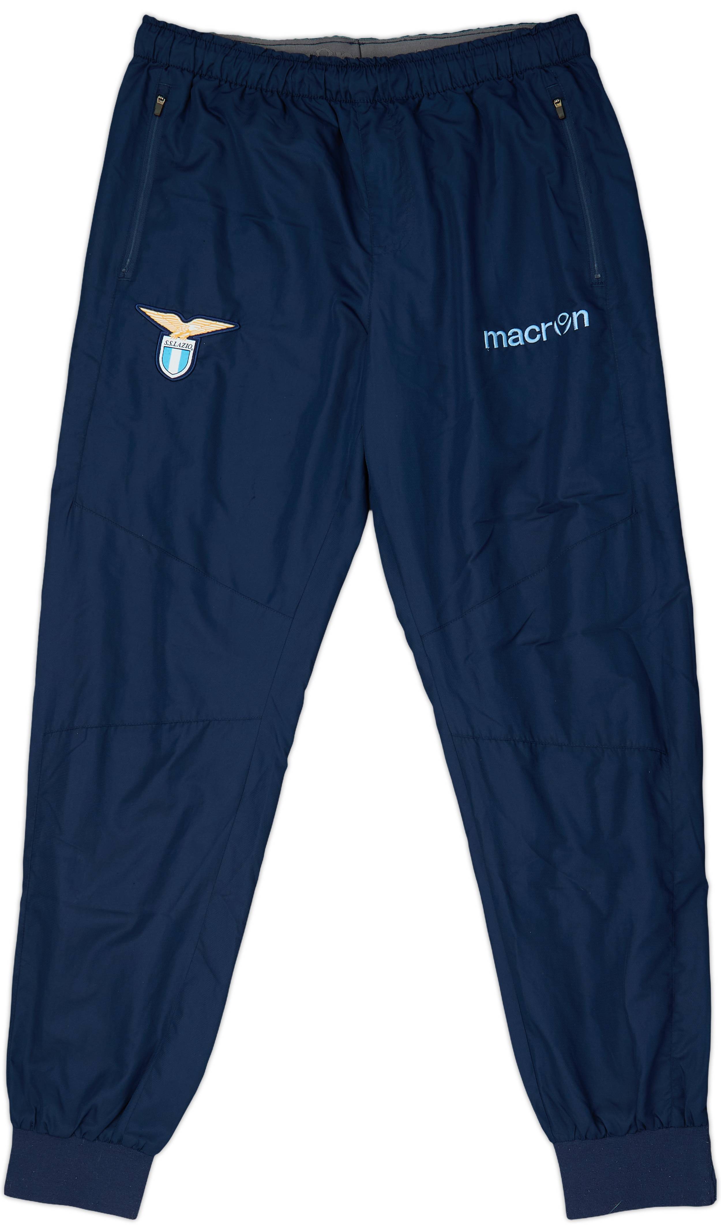 2015-16 Lazio Macron Track Pants/Bottoms - 8/10 - (L)