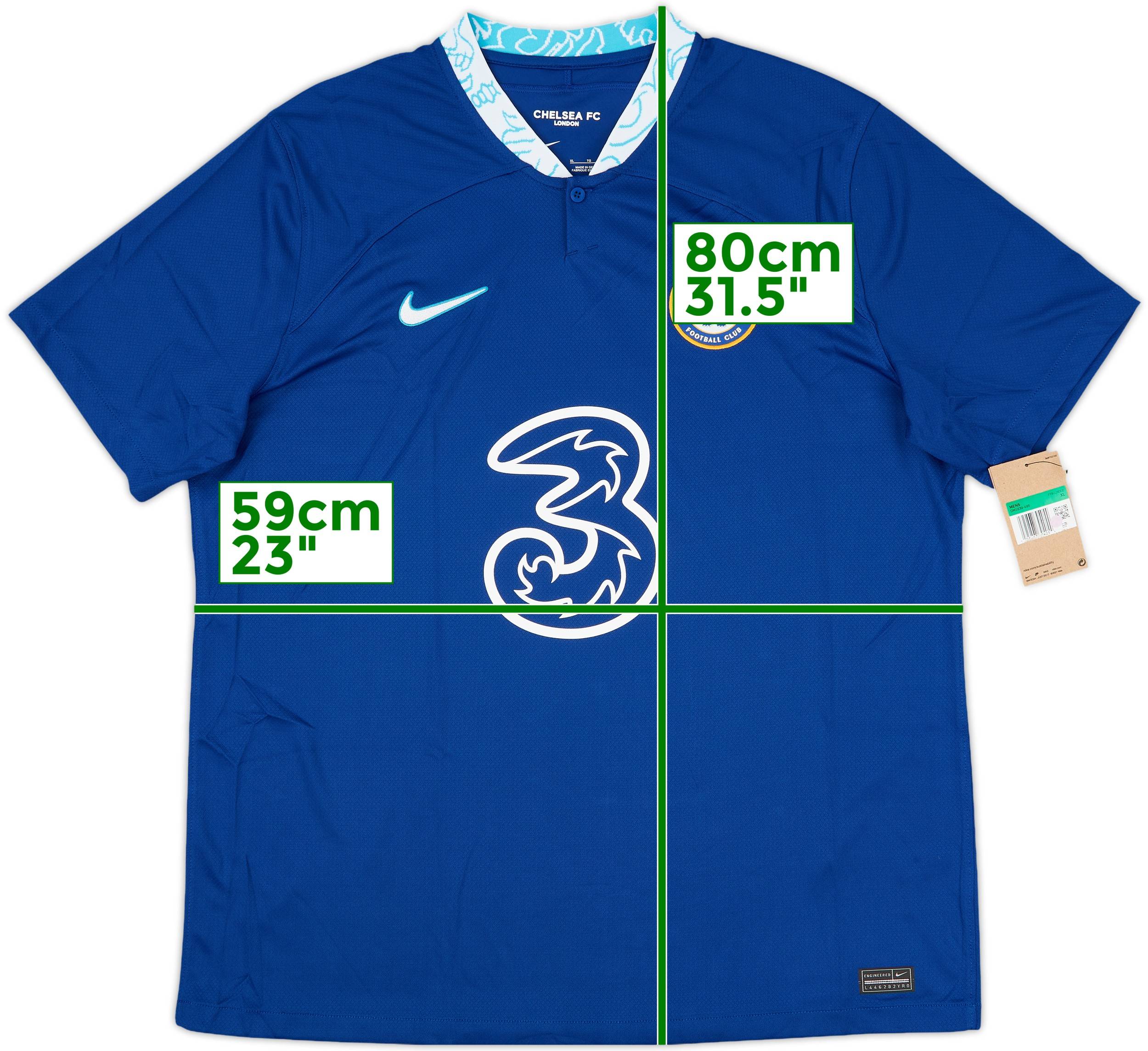 2022-23 Chelsea Home Shirt T.Silva #6 (XL)