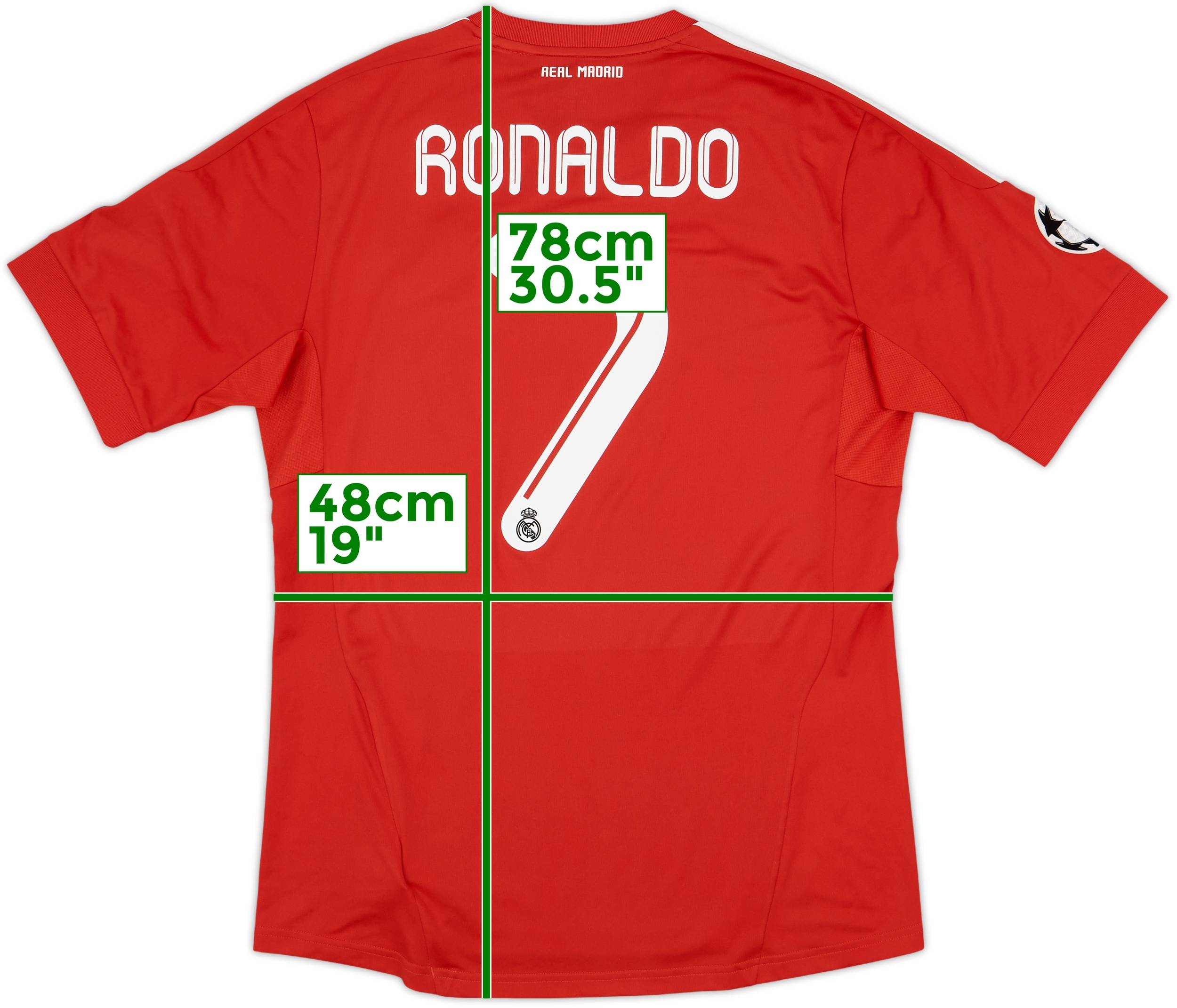 ウェア Real Madrid 2011 #7 Ronaldo UCL shirt REAL MADRID 2011-2012 UEFA CHAMPIONS LEAGUE RONALDO 7 HOME