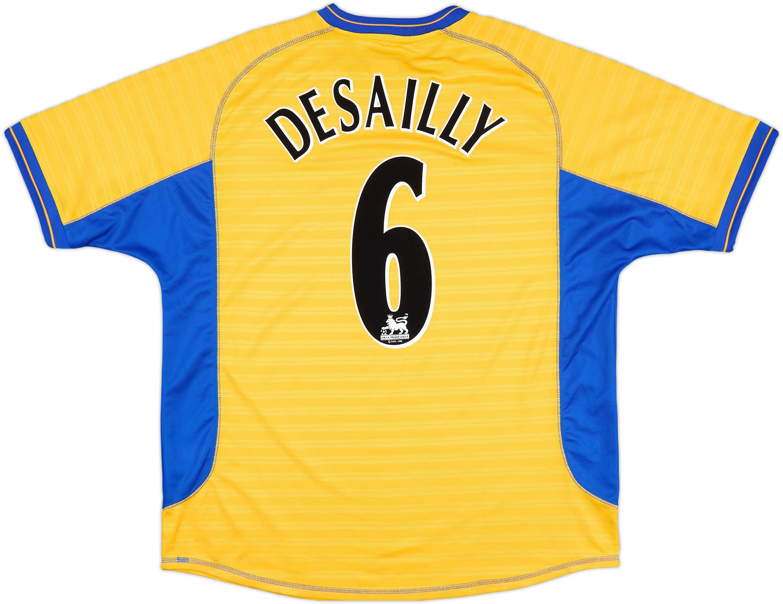 2000-01 Chelsea Away Shirt Desailly #6 - 8/10 - (XL)