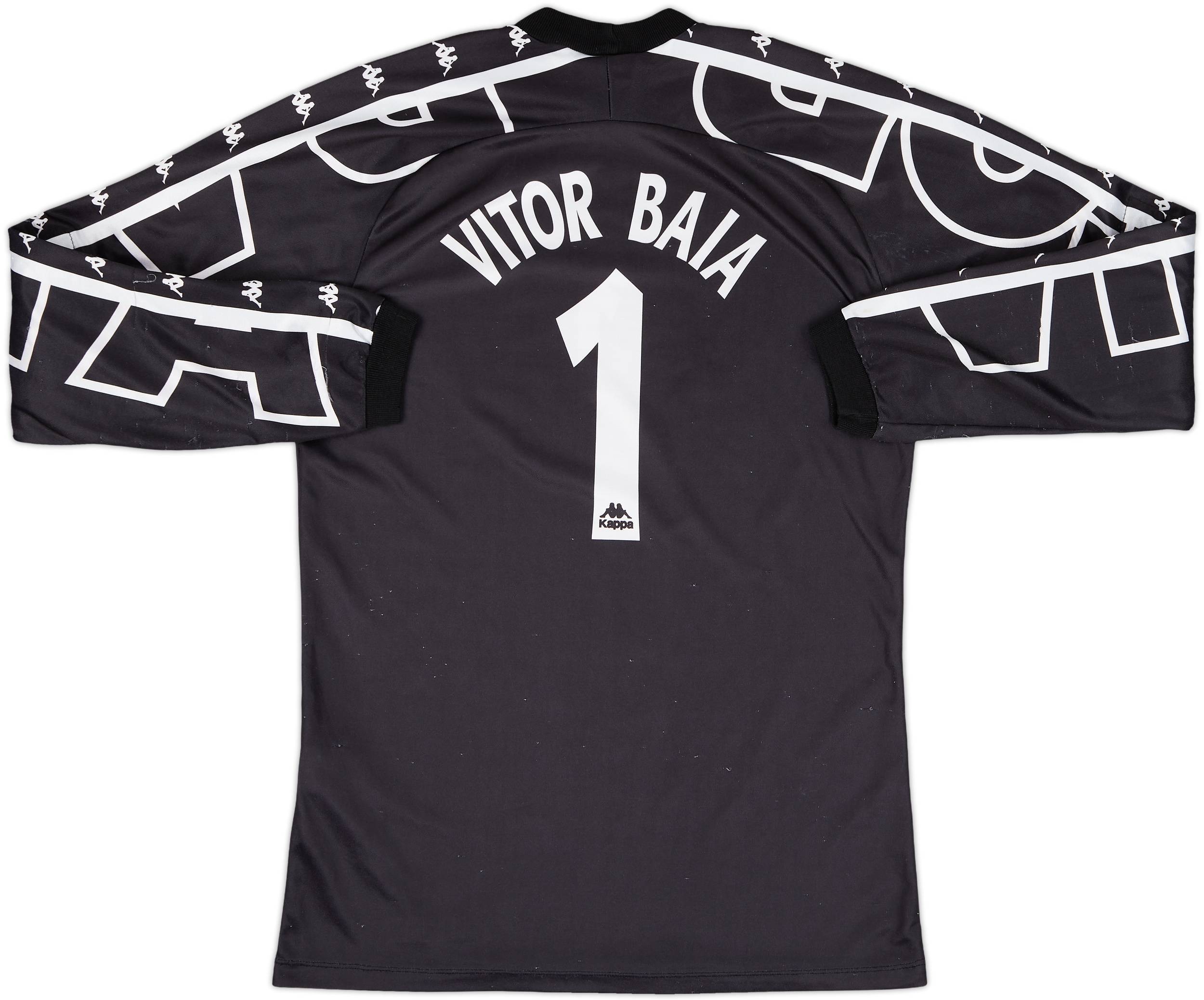 1997-98 Barcelona GK Shirt Vitor Baia #1 - 6/10 - (XL.Boys)
