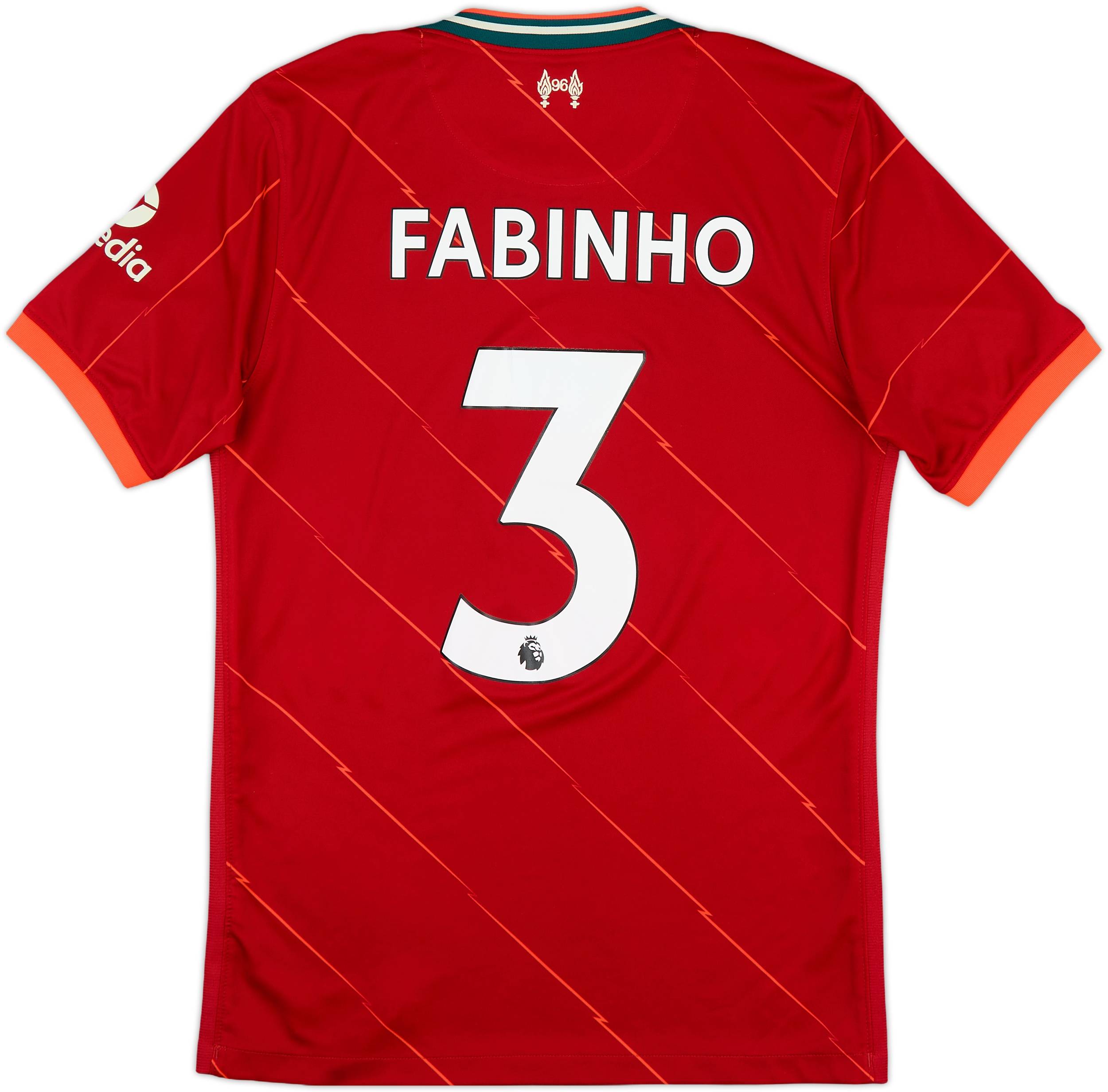 2021-22 Liverpool Home Shirt Fabinho #3 - 7/10 - (S)