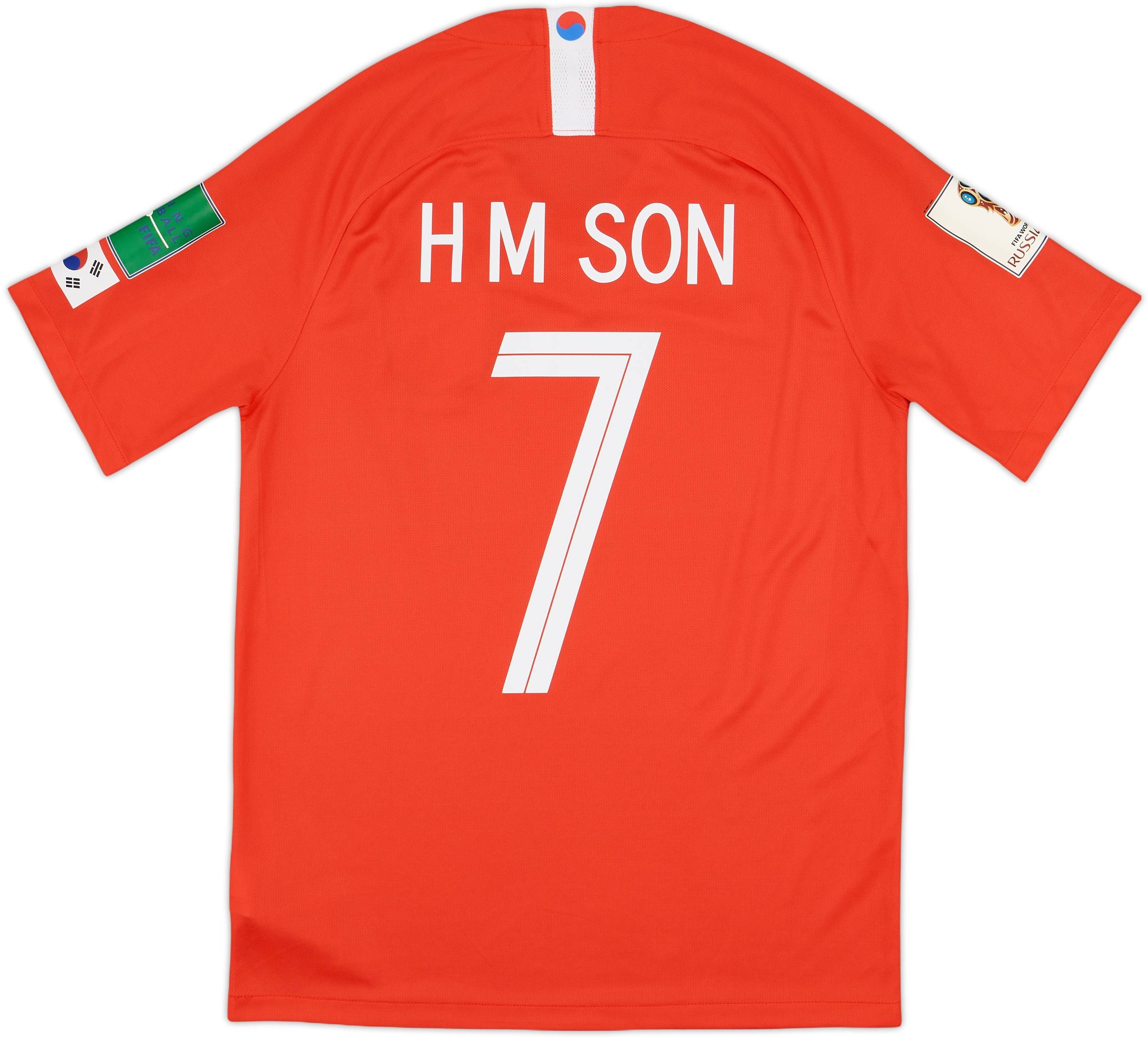 2018-20 South Korea 'vs Germany' Home Shirt H M Son #7 - 8/10 - (M)