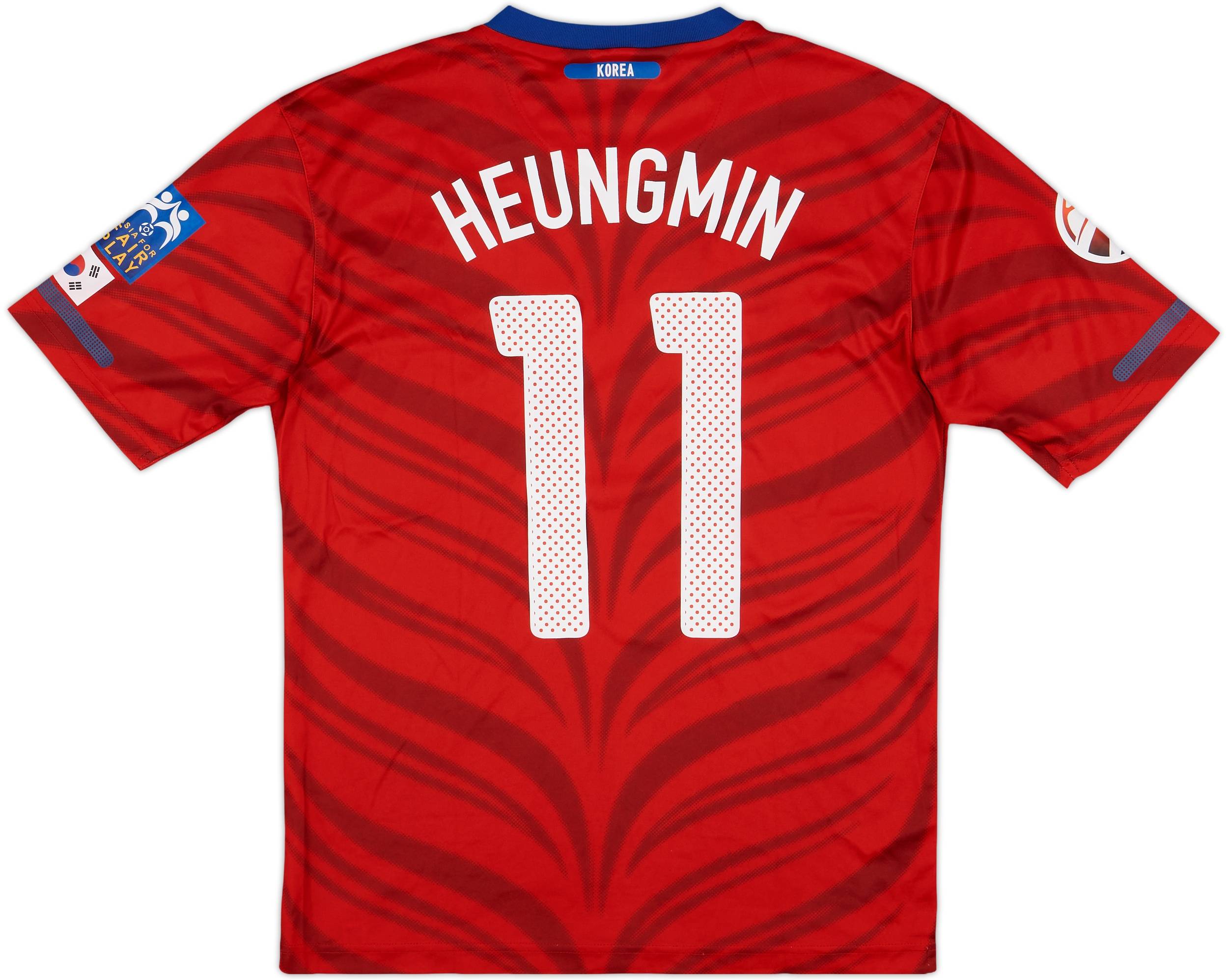 2010-12 South Korea Basic Home Shirt Heung Min #11 - 5/10 - (L)