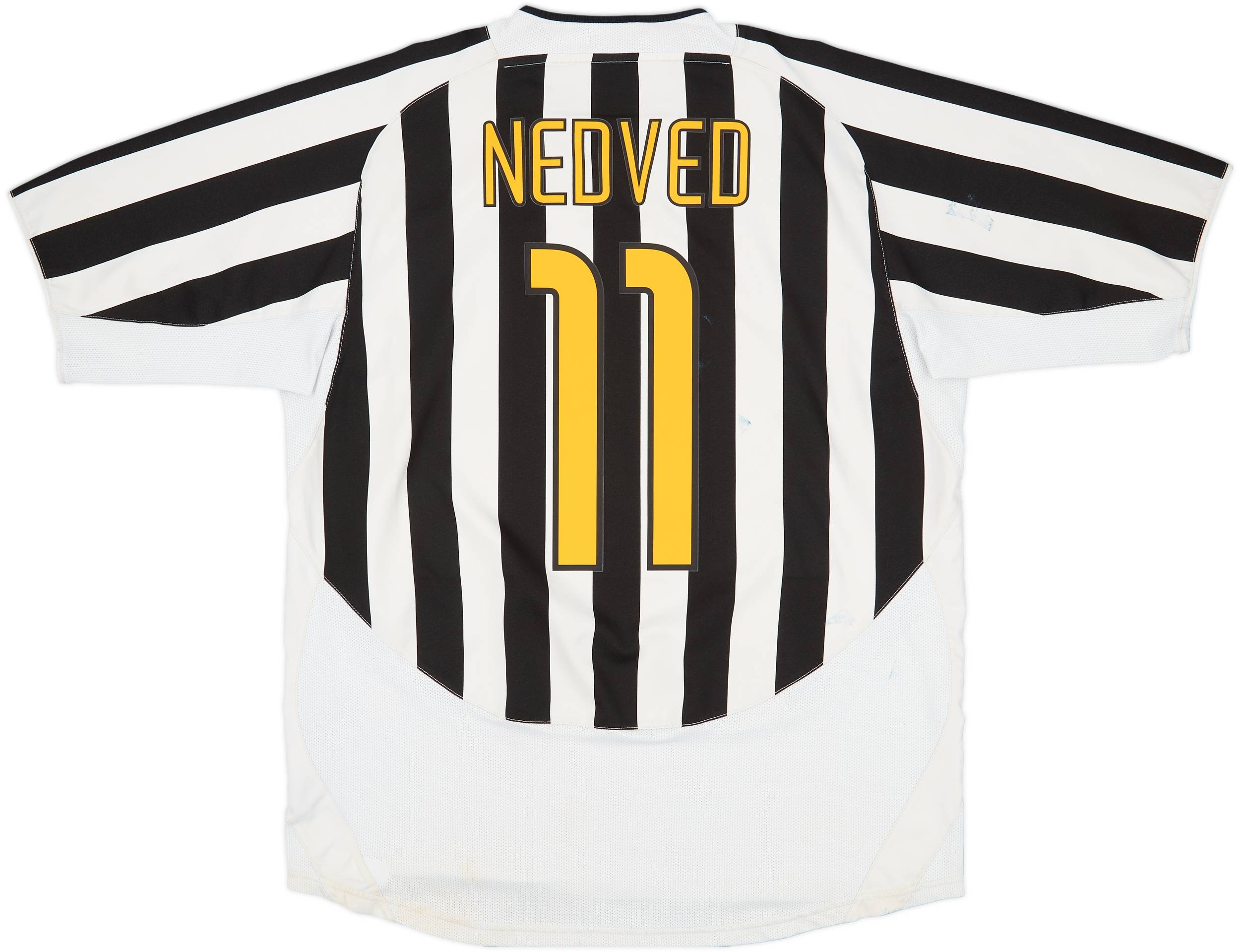 ウェア Juventus 2003 2004 HOME 2003-04 Juventus Home Shirt Nedved #11 - 5/10 - (XL)