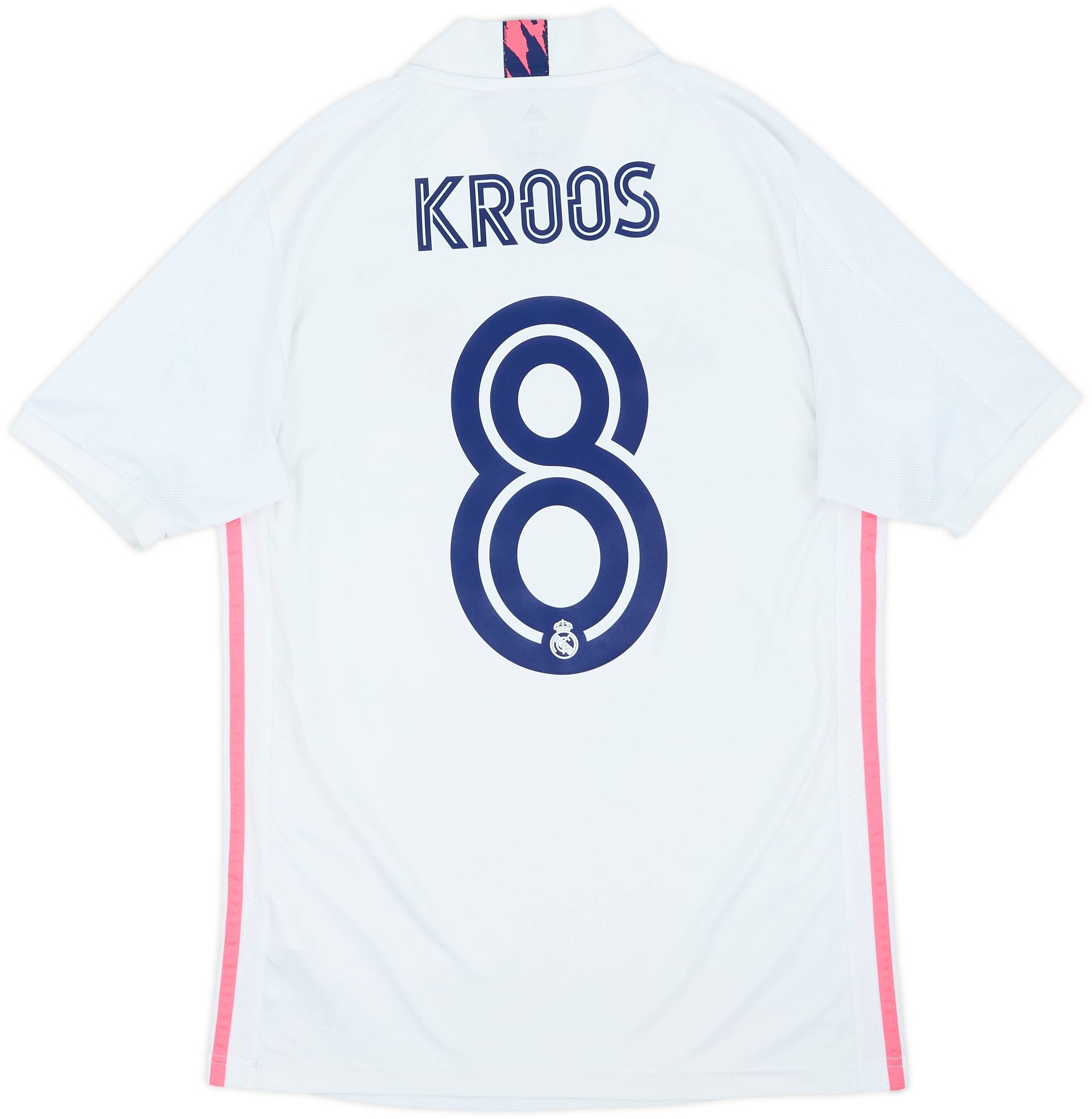 Real Madrid Kroos 8 XL シャツ 2020-21 Real Madrid Home Shirt Kroos #8 - 8/10 - (S)