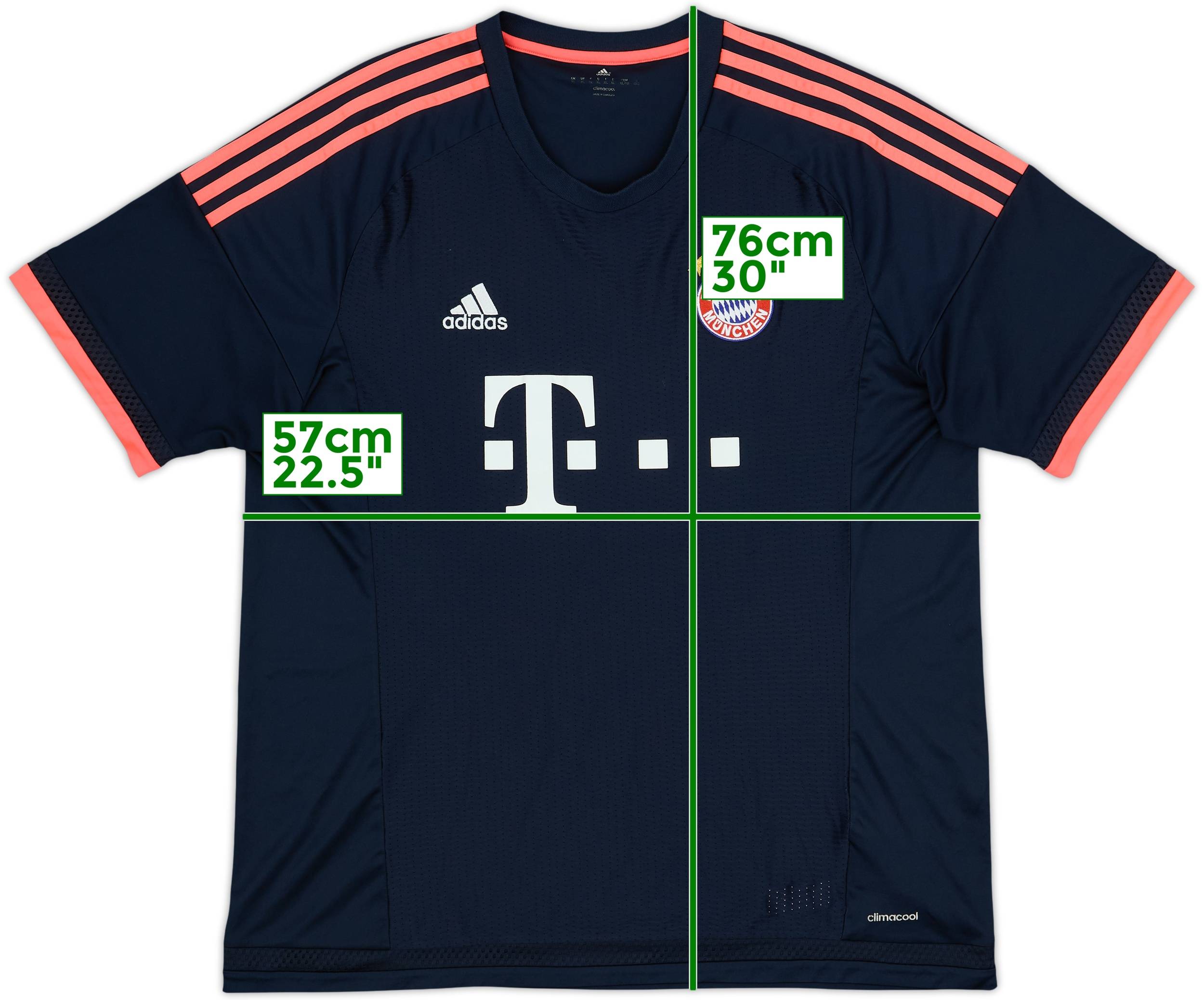 2015-16 Bayern Munich Third Shirt - 5/10 - (XL)