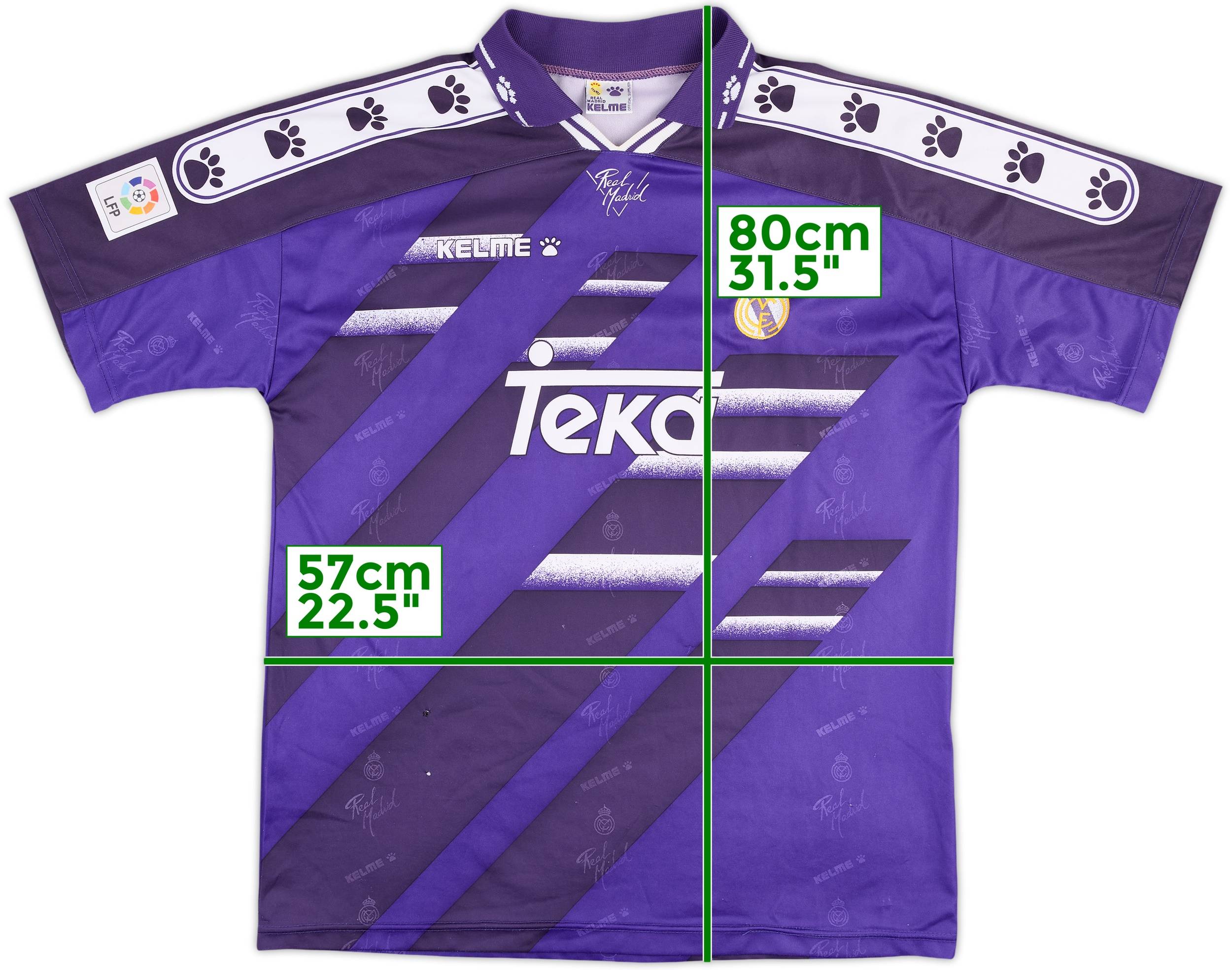 1994-96 Real Madrid Away Shirt - 6/10 - (L)