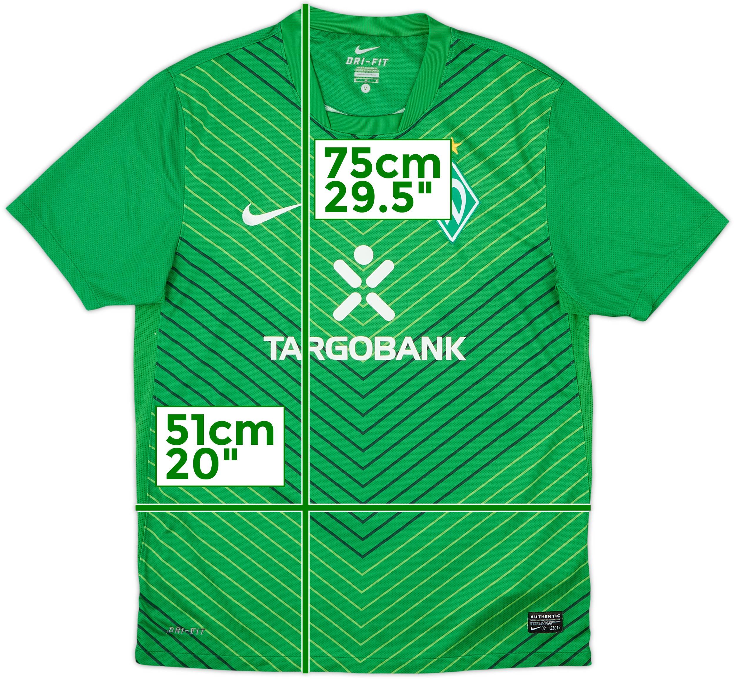 2011-12 Werder Bremen Home Shirt - 8/10 - (M)
