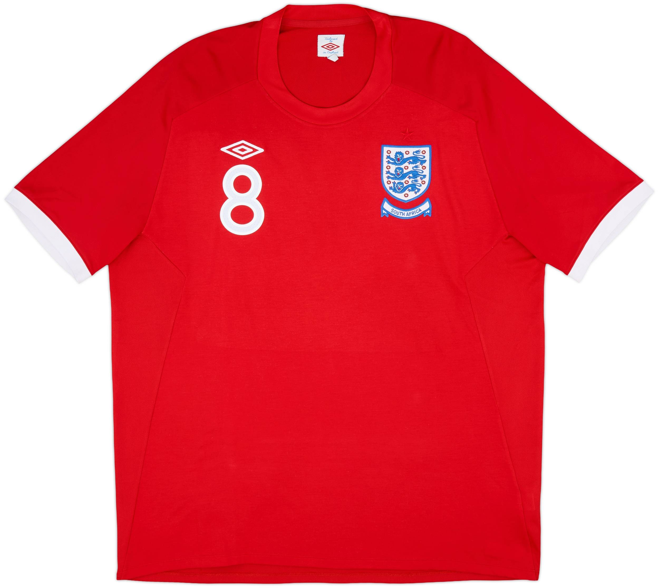 希少England 2010/11 Away Lampard official 2010-11 England 'South Africa' Away Shirt Lampard #8 - 6/10 - (3XL)