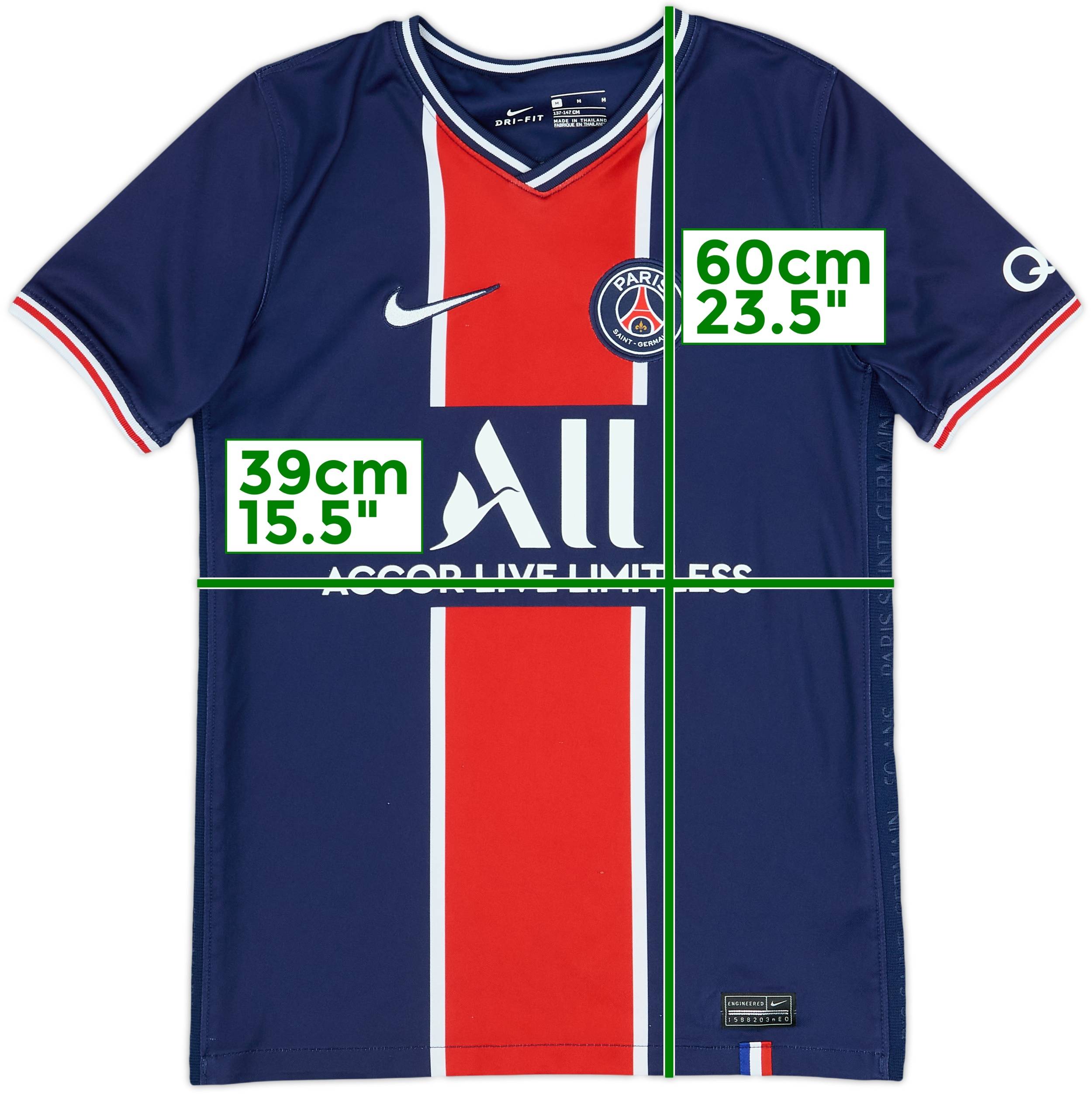 2020-21 Paris Saint-Germain Home Shirt - 6/10 - (10-11 Years)