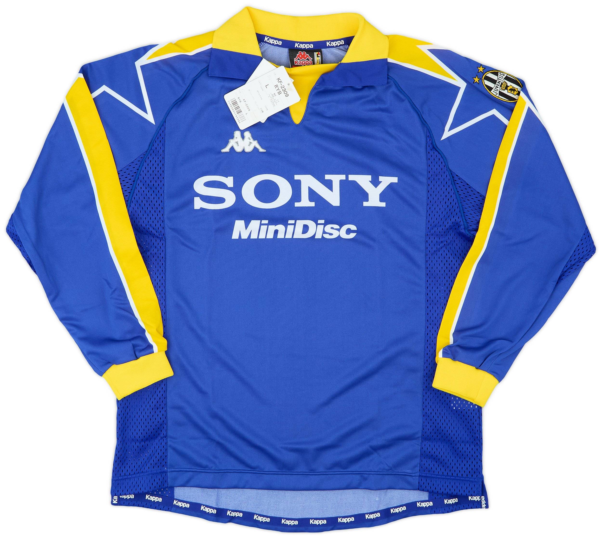 Juventus Kappa サッカーシャツ Juventus Kappa LS Jersey ZIDANE #21 2XL UCL Patch LIBERTA