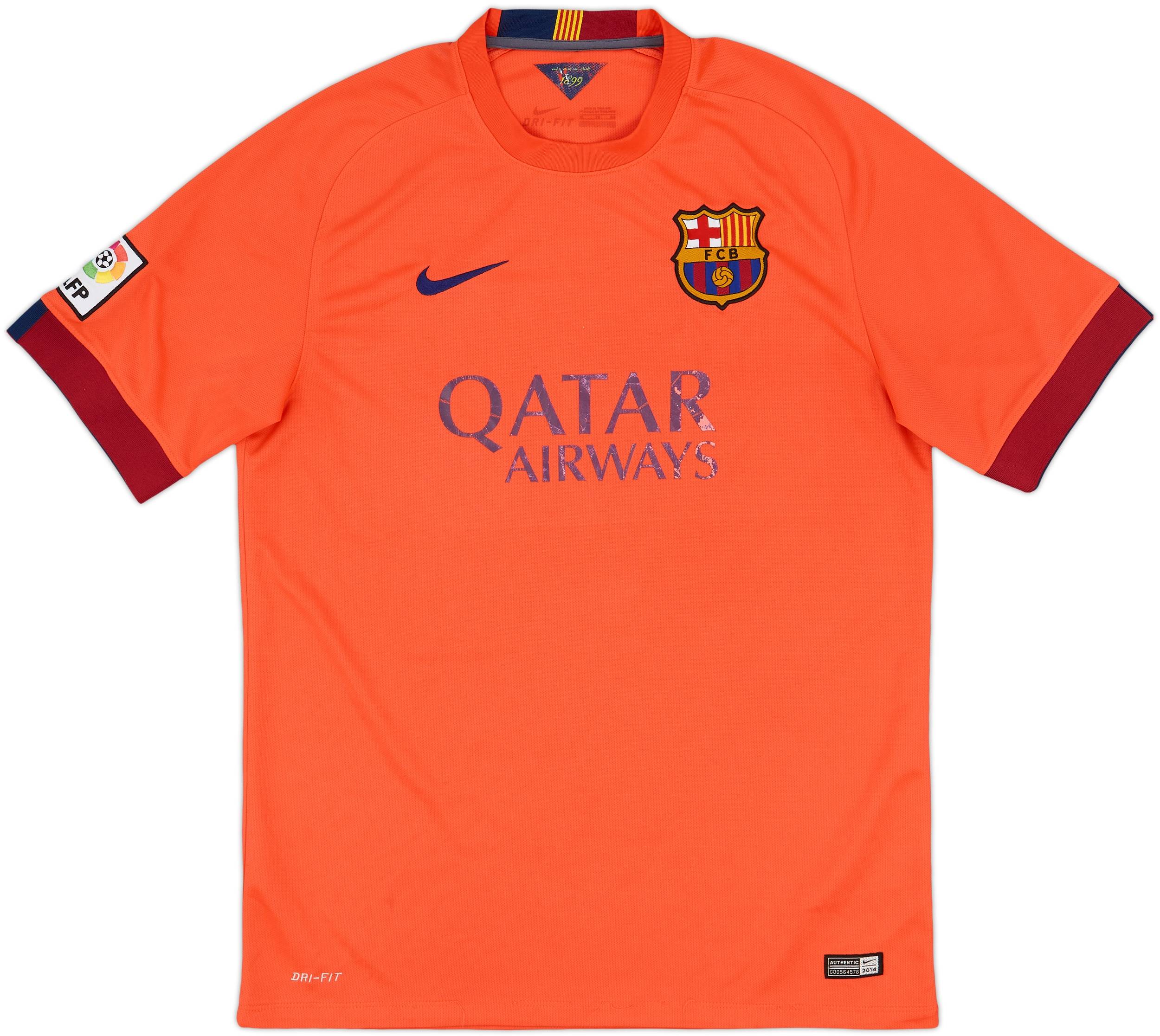 2014-15 Barcelona Away Shirt Suzanne - 5/10 - (XL)