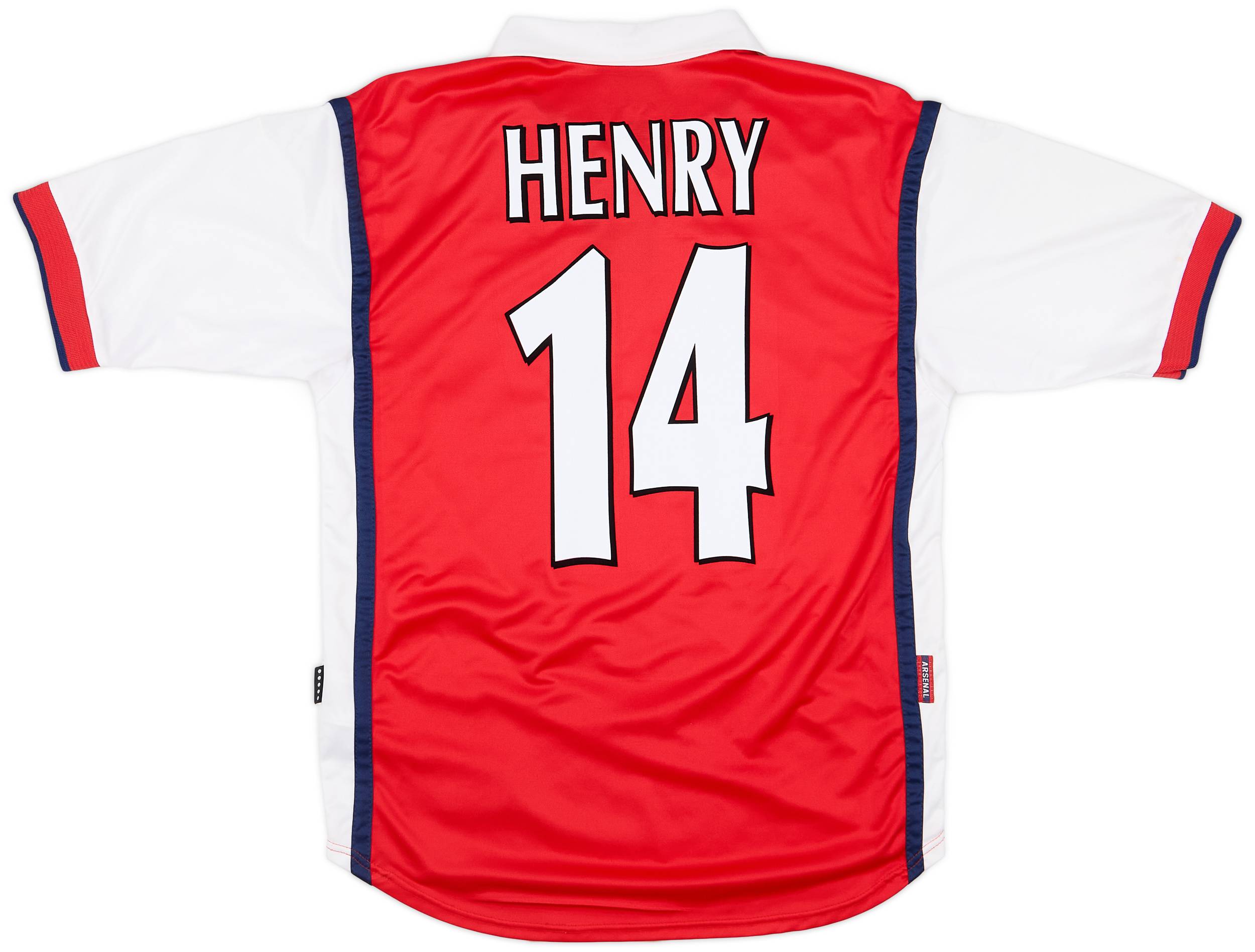 おすすめ 1999-00 (S) - 9/10 - #14 Henry Shirt Home Arsenal ウェア