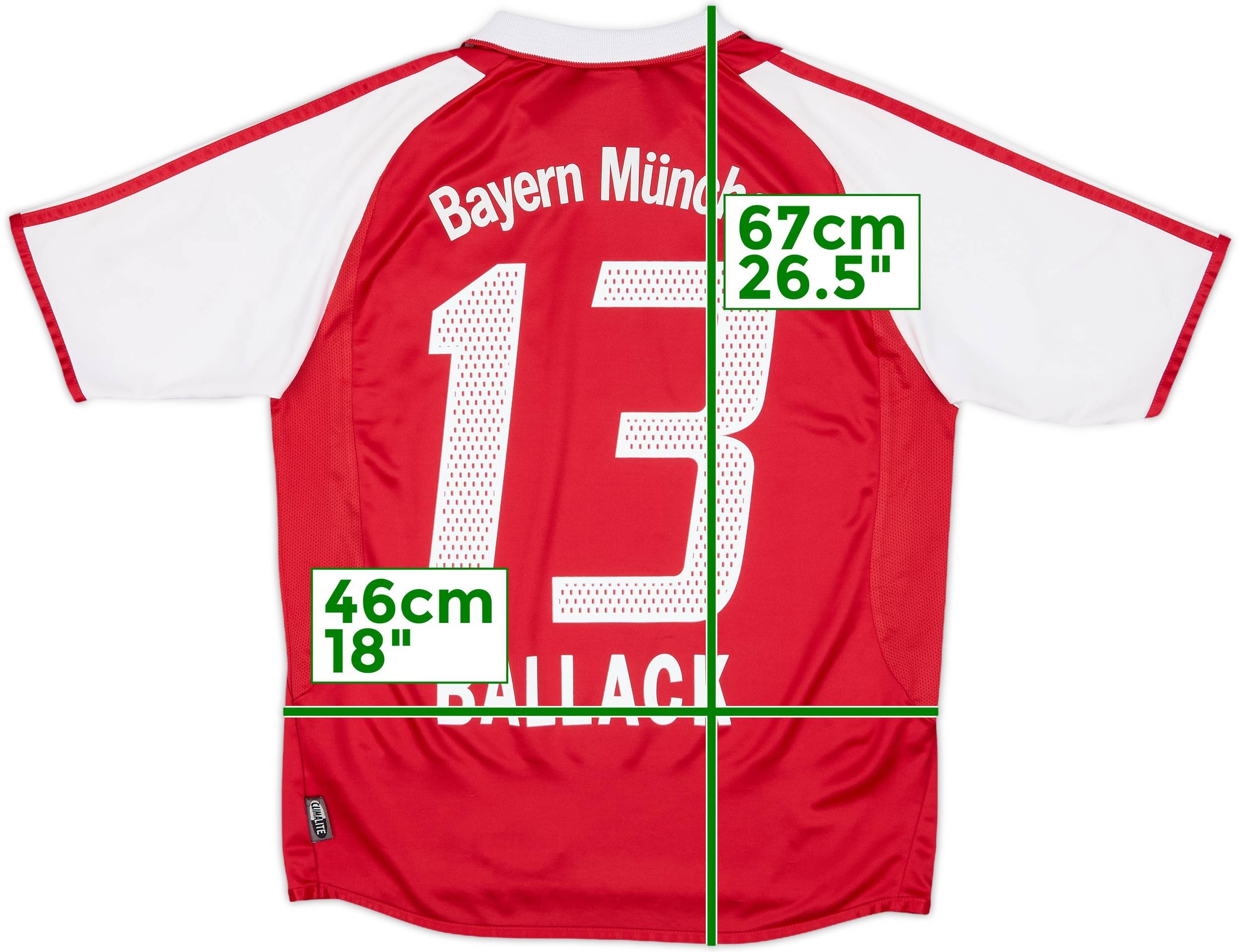 2003-04 Bayern Munich Home Shirt Ballack #13 - 8/10 - (XL.Boys)