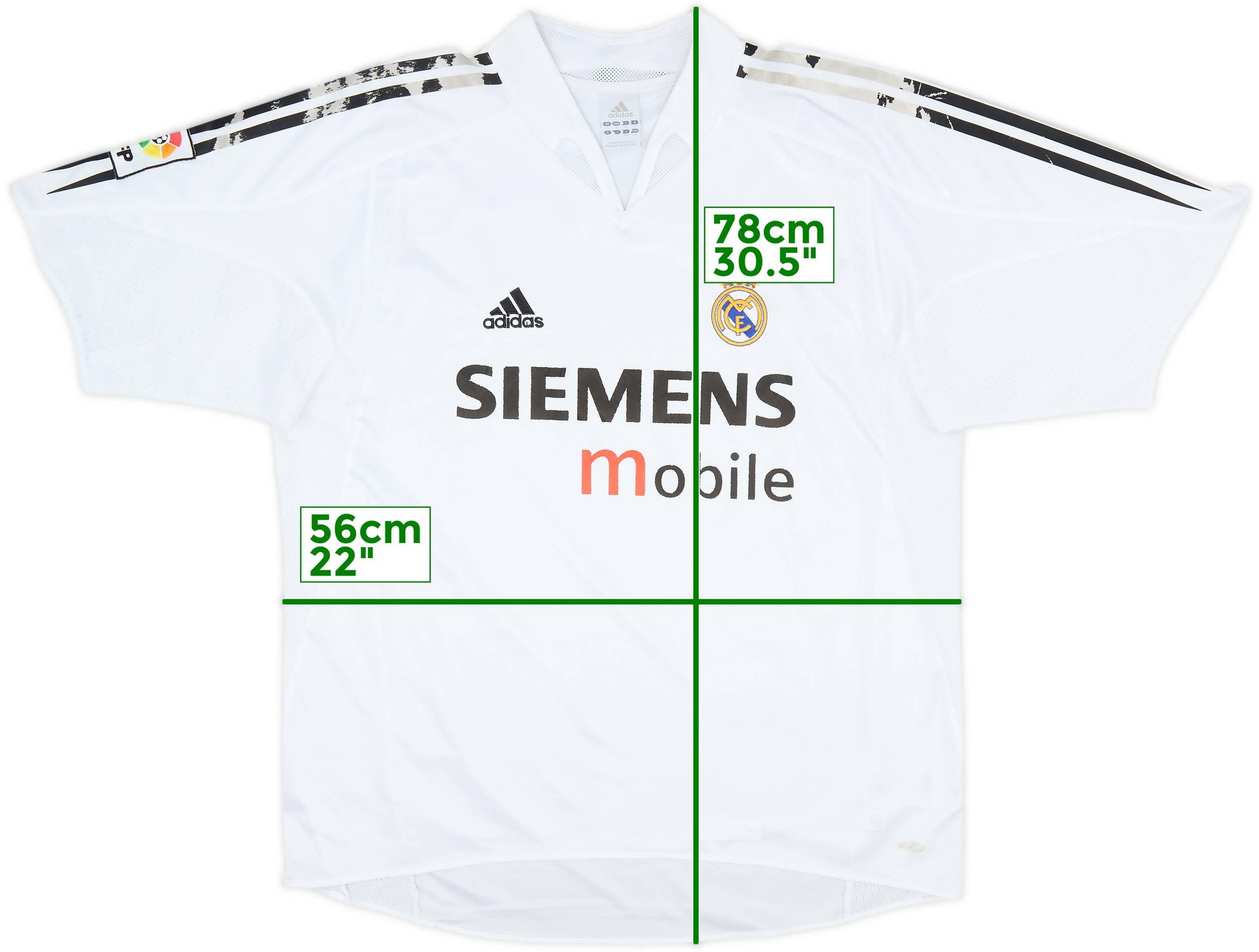 【現地購入品】　adidas Real Madrid シャツ 2004-05 Real Madrid Home Shirt - 4/10 - (L)