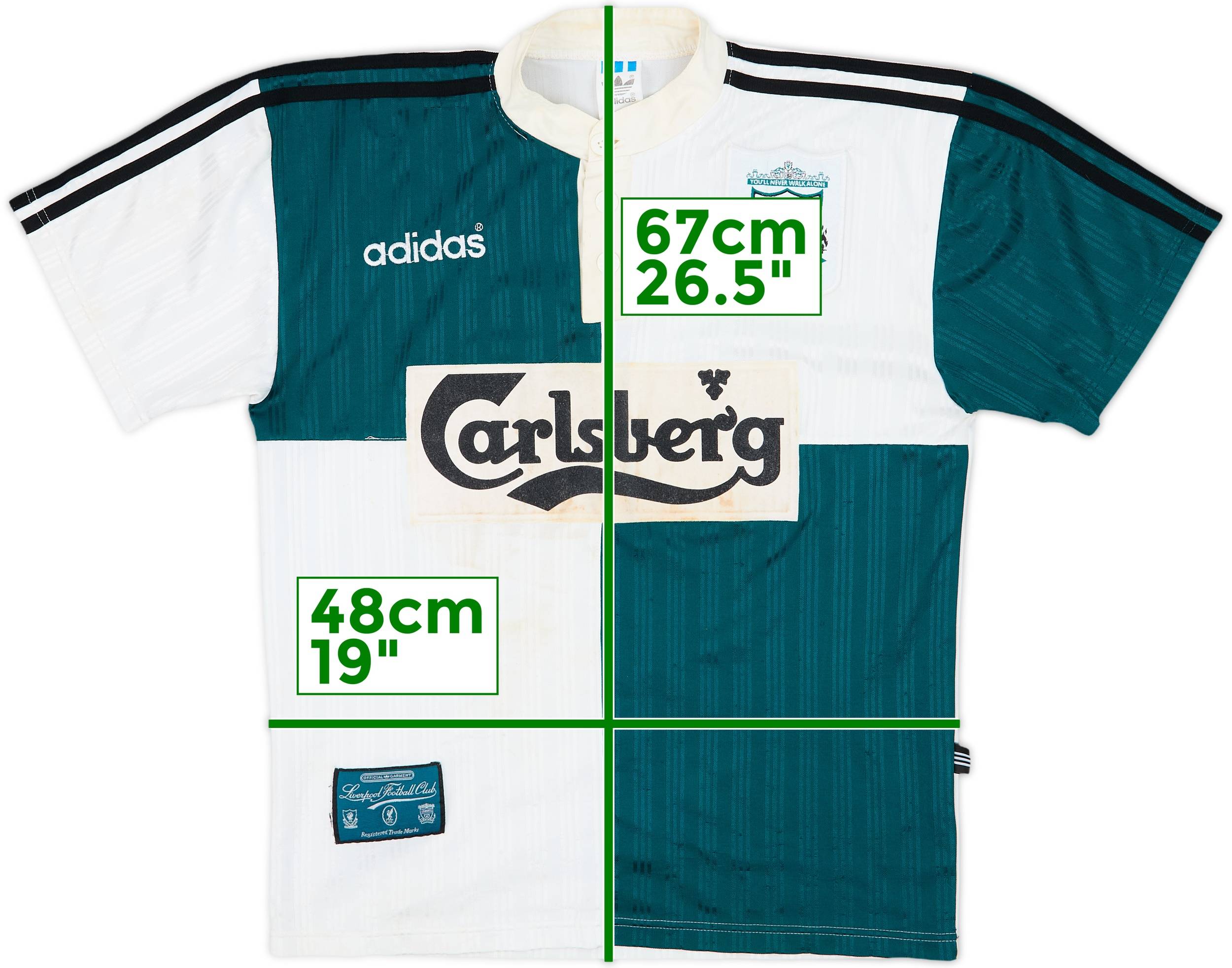 1995-96 Liverpool Away Shirt - 6/10 - (S)