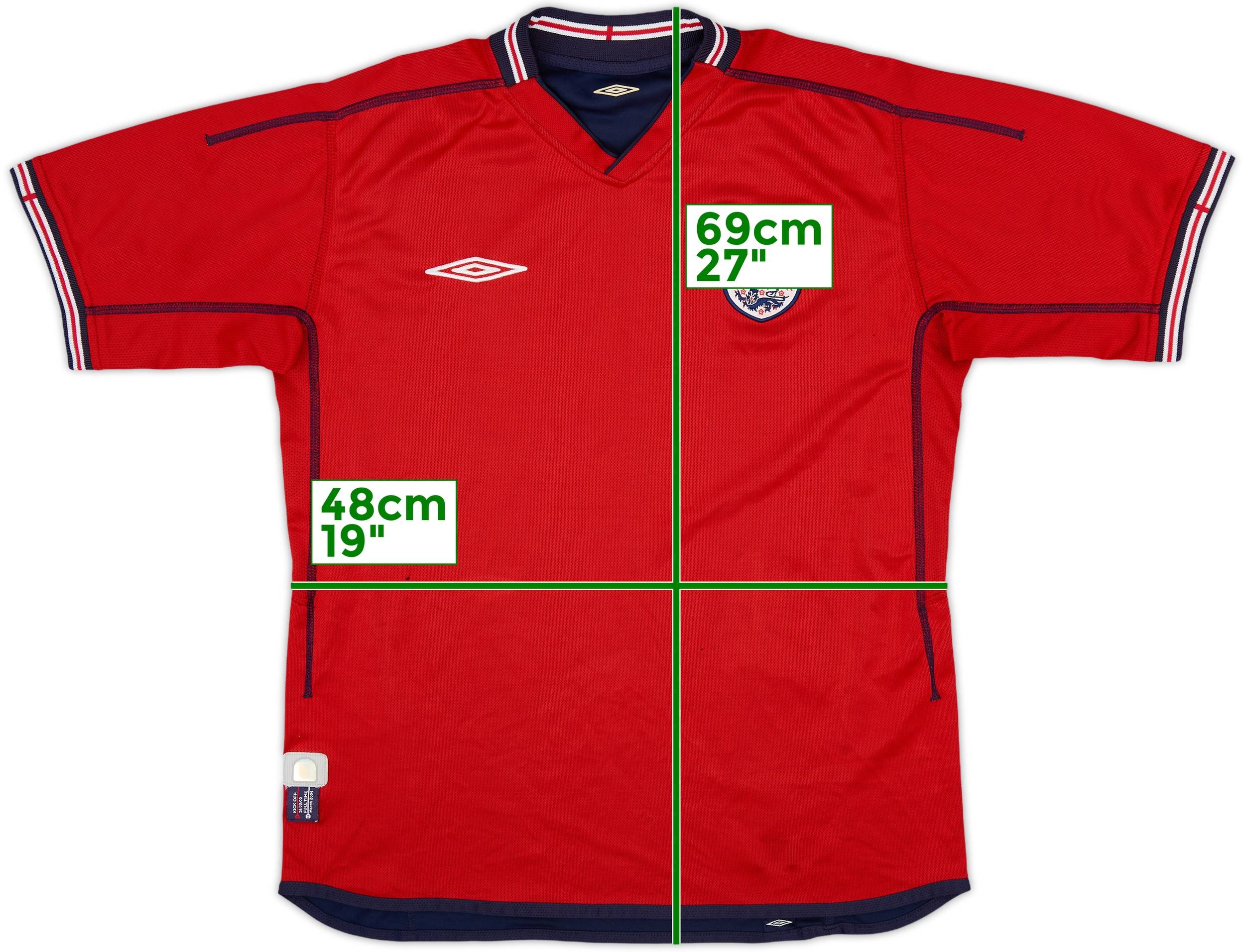 2002-04 England Away Shirt - 5/10 - (S)