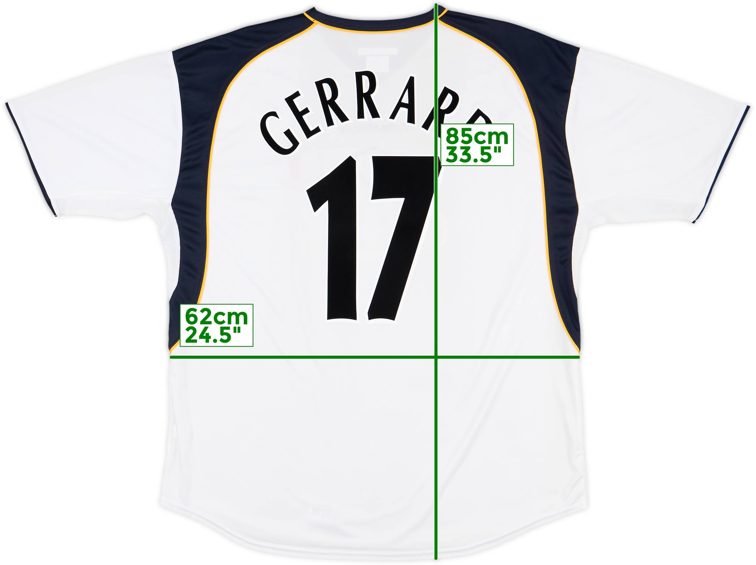 2001-03 Liverpool 'Super Cup' Away Shirt Gerrard #17 9/10 (XL)
