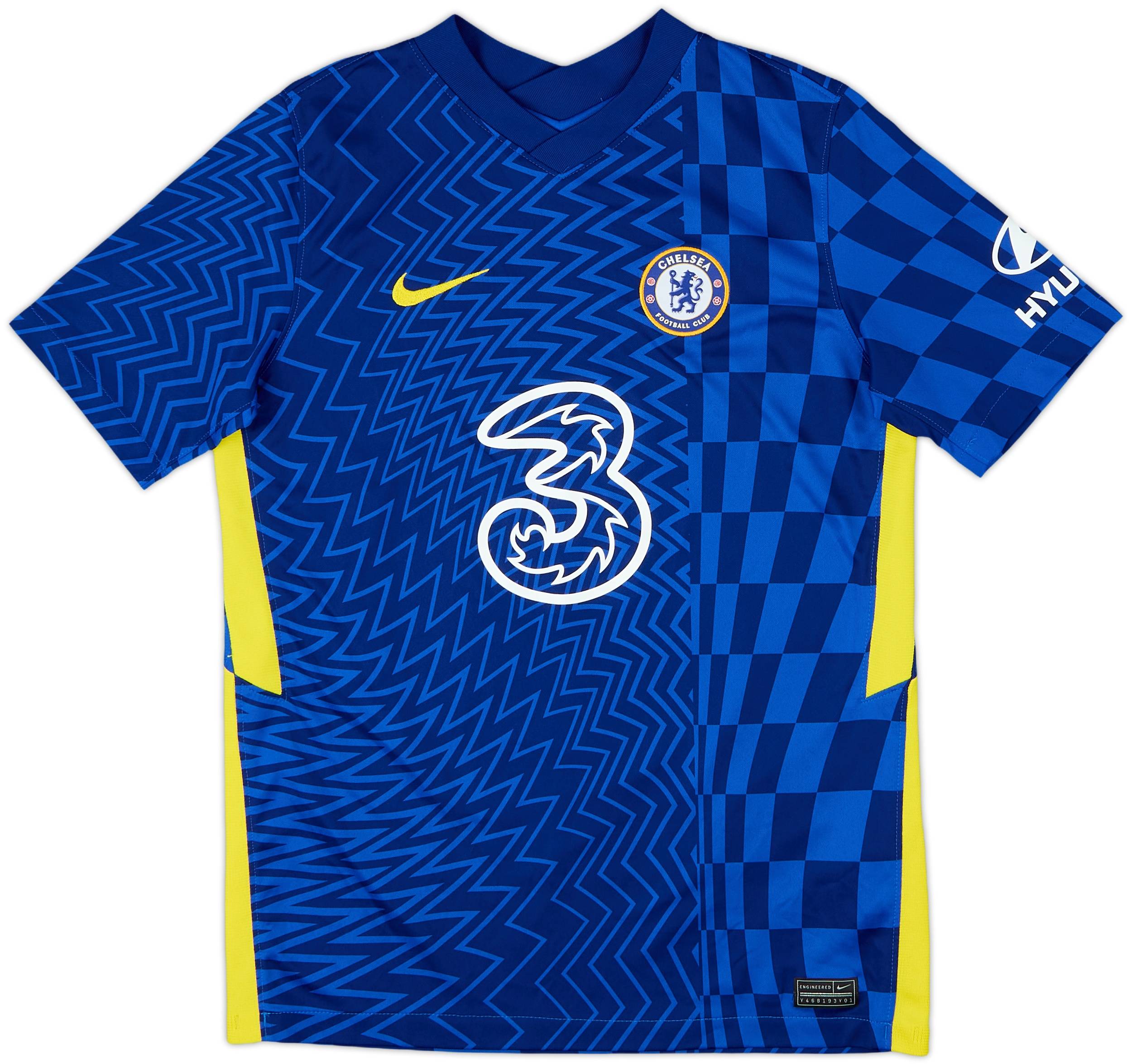 2021-22 Chelsea Home Shirt Kante #7 - 10/10 - (XL.Boys)