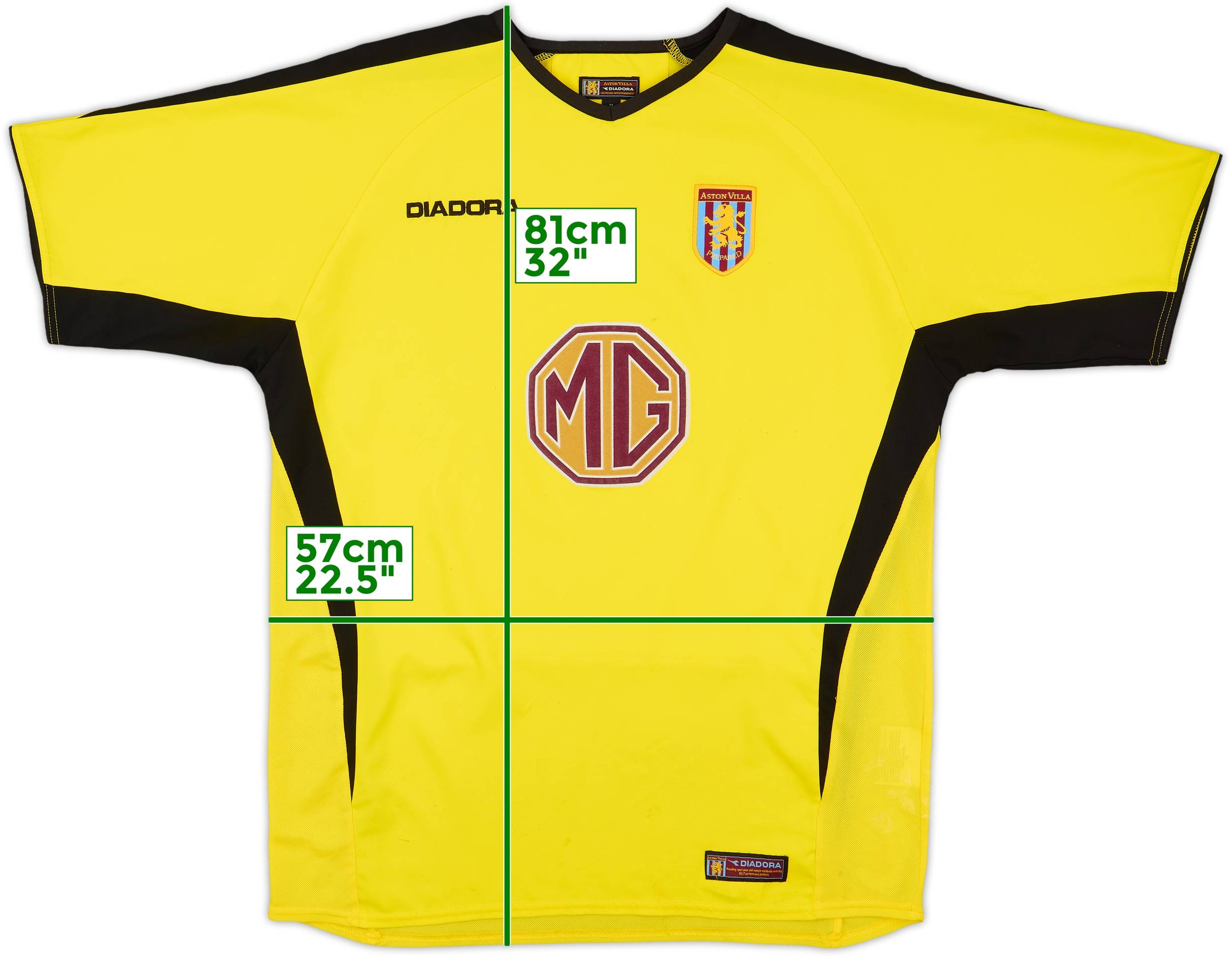 2003-04 Aston Villa Away Shirt Angel #18 - 7/10 - (M)