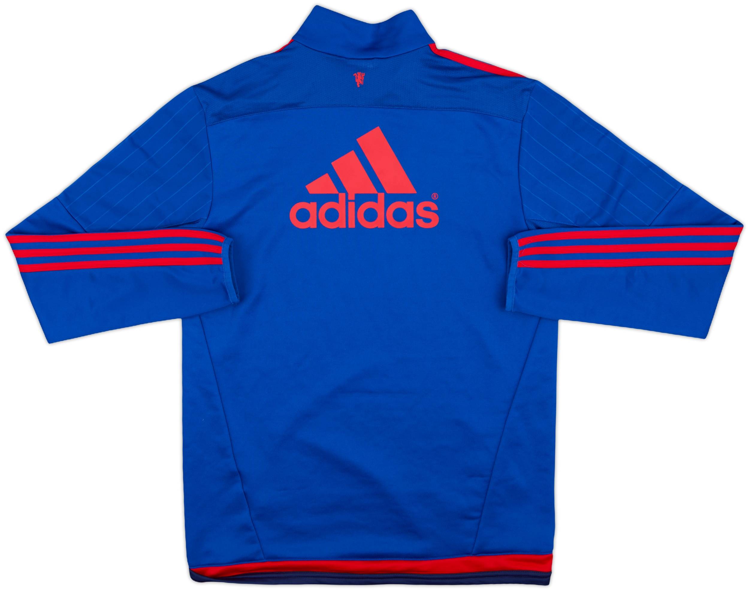 2015-16 NIKE Manchester united サッカーシャツ 2015-16 Manchester United adidas 1/4 Zip Drill Top - 8/10 - (S)