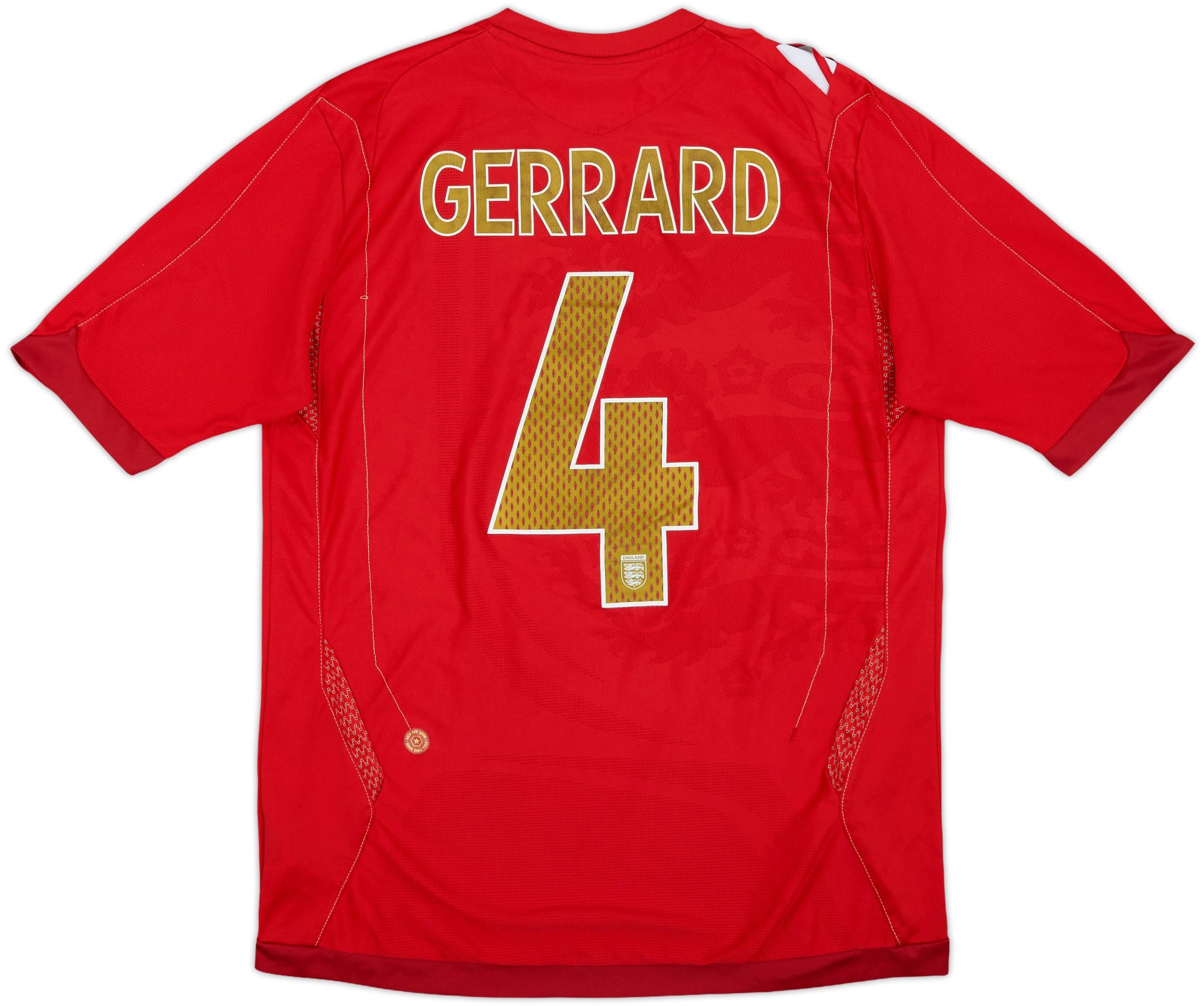 イングランド代表 GERRARD 4番 シャツ イングランド代表 GERRARD 4番 シャツ