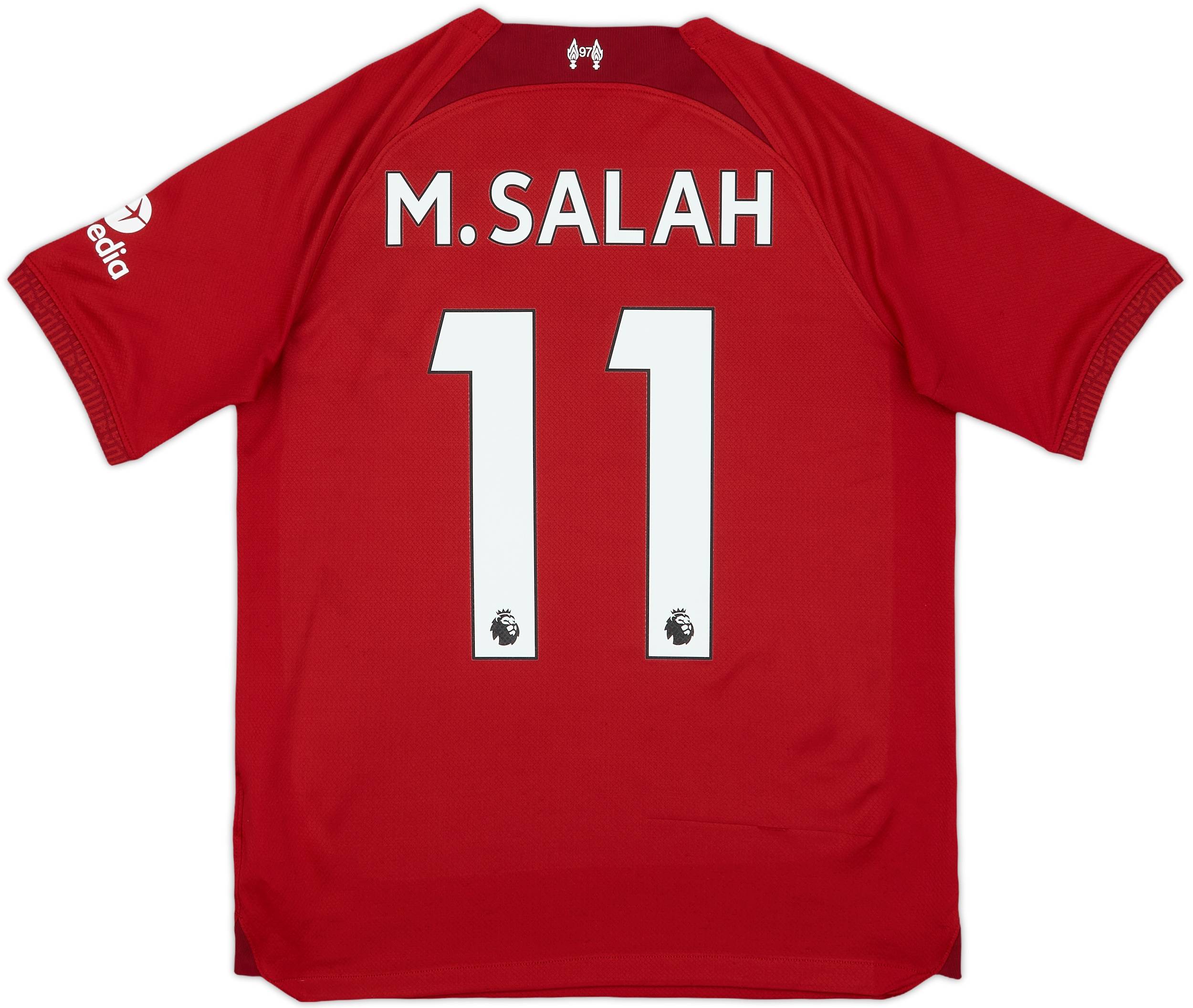 リバプール M.Salah 11番 シャツ XL 2022-23 Liverpool Home Shirt M.Salah #11 - 8/10 - (XL.Boys)