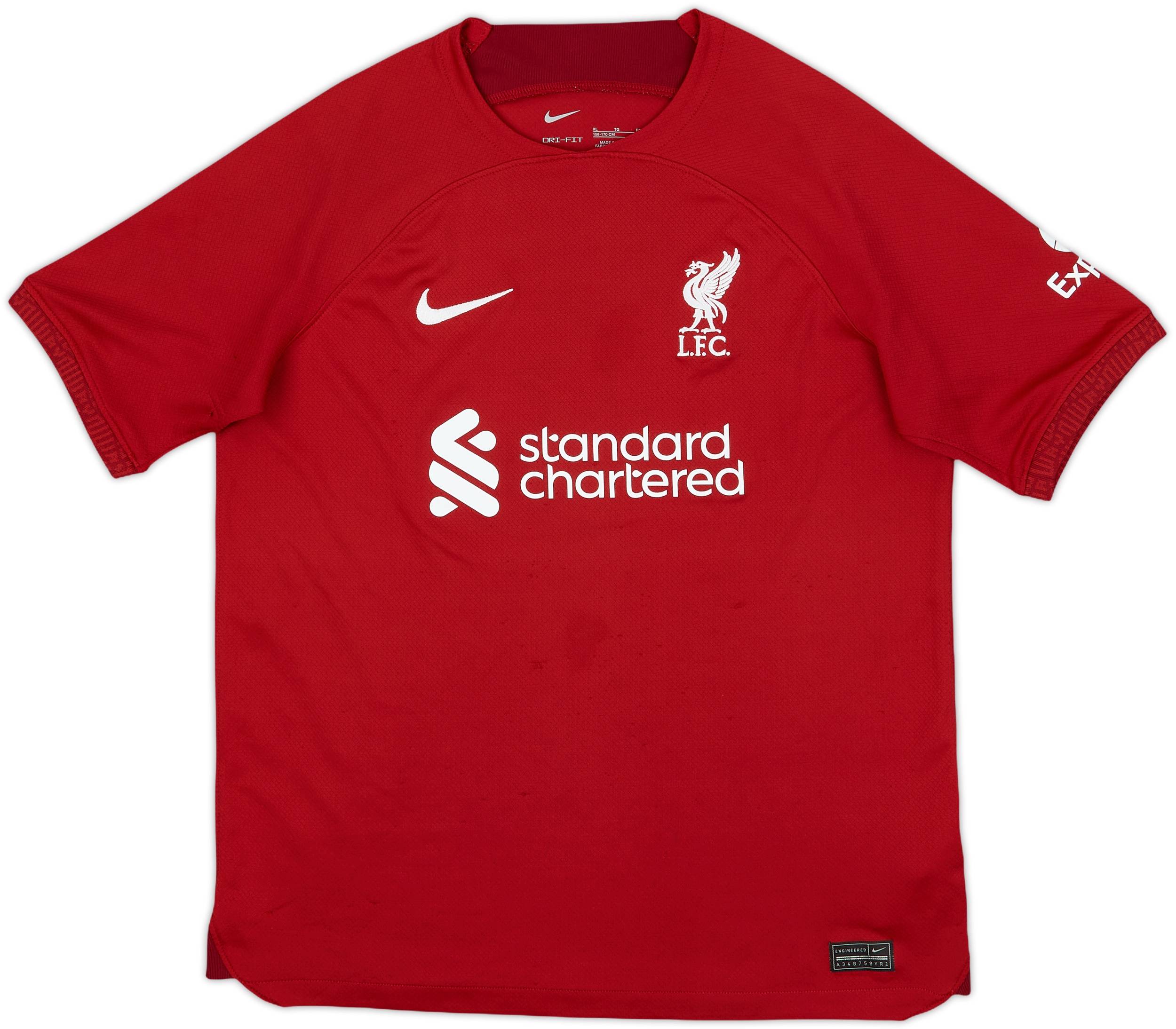 2022-23 Liverpool Home Shirt M.Salah #11 - 8/10 - (XL.Boys)