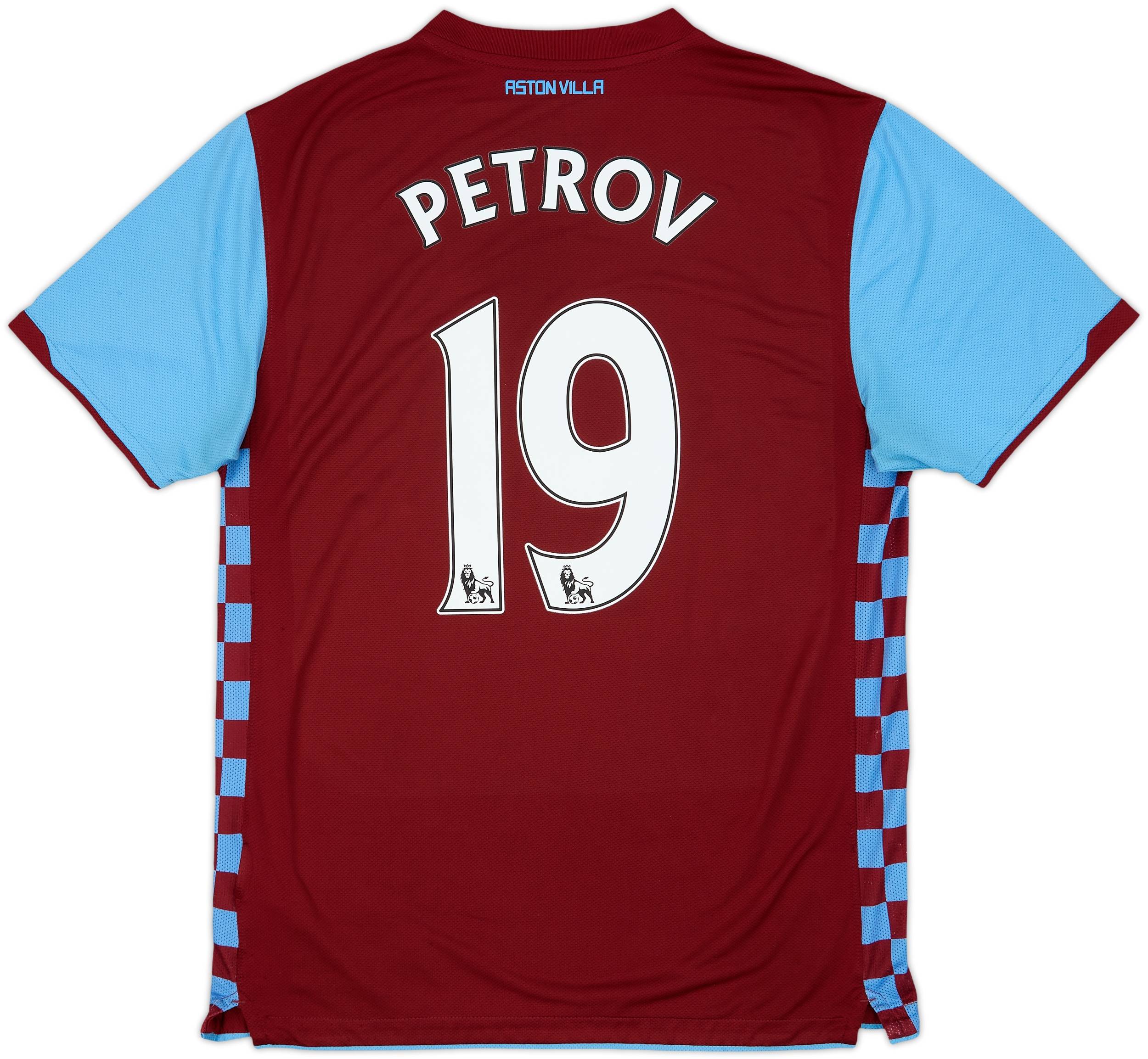 2010-11 Aston Villa Home Shirt Petrov #19 - 8/10 - (L)