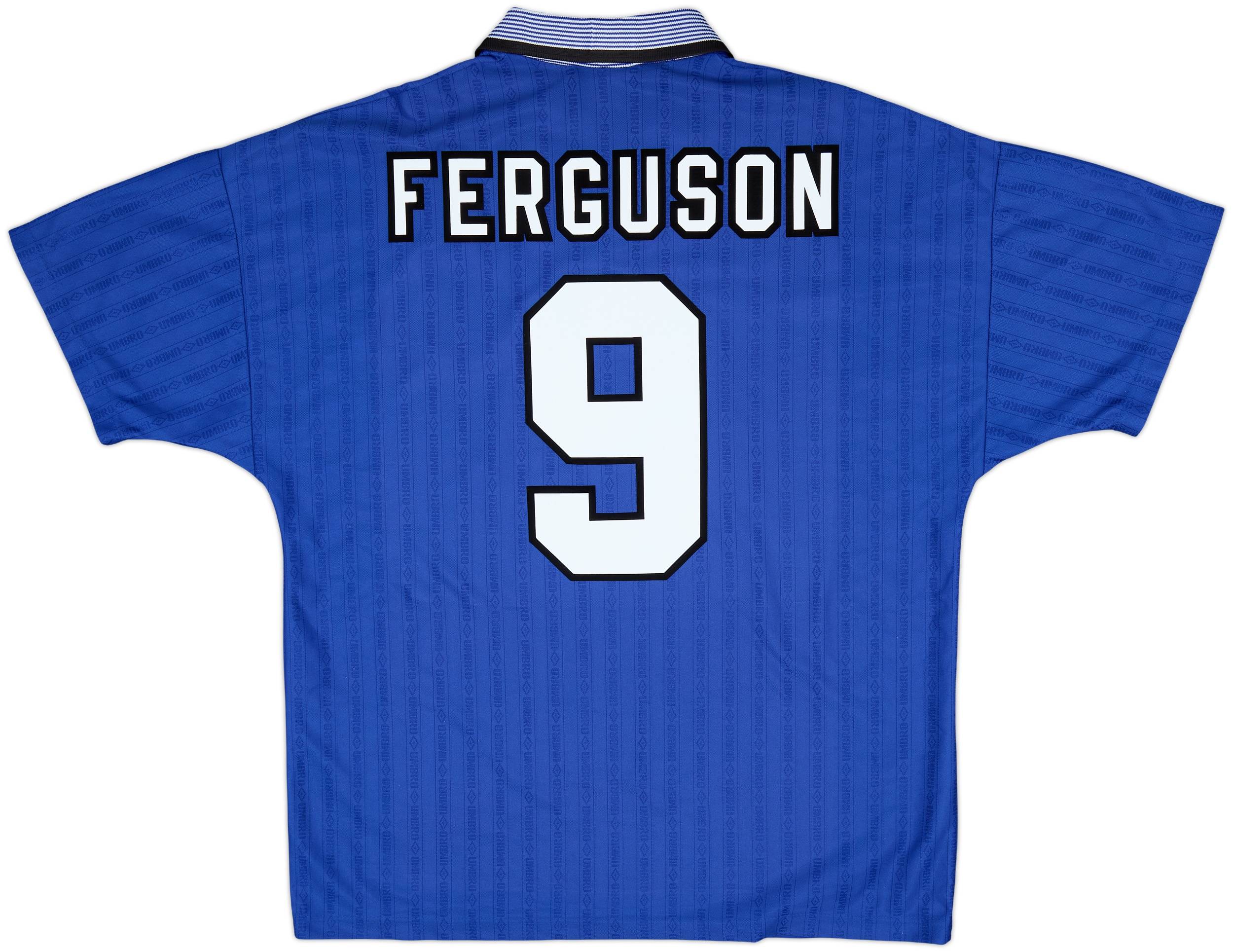 1995-97 Everton Home Shirt Ferguson #9 - 7/10 - (XL)