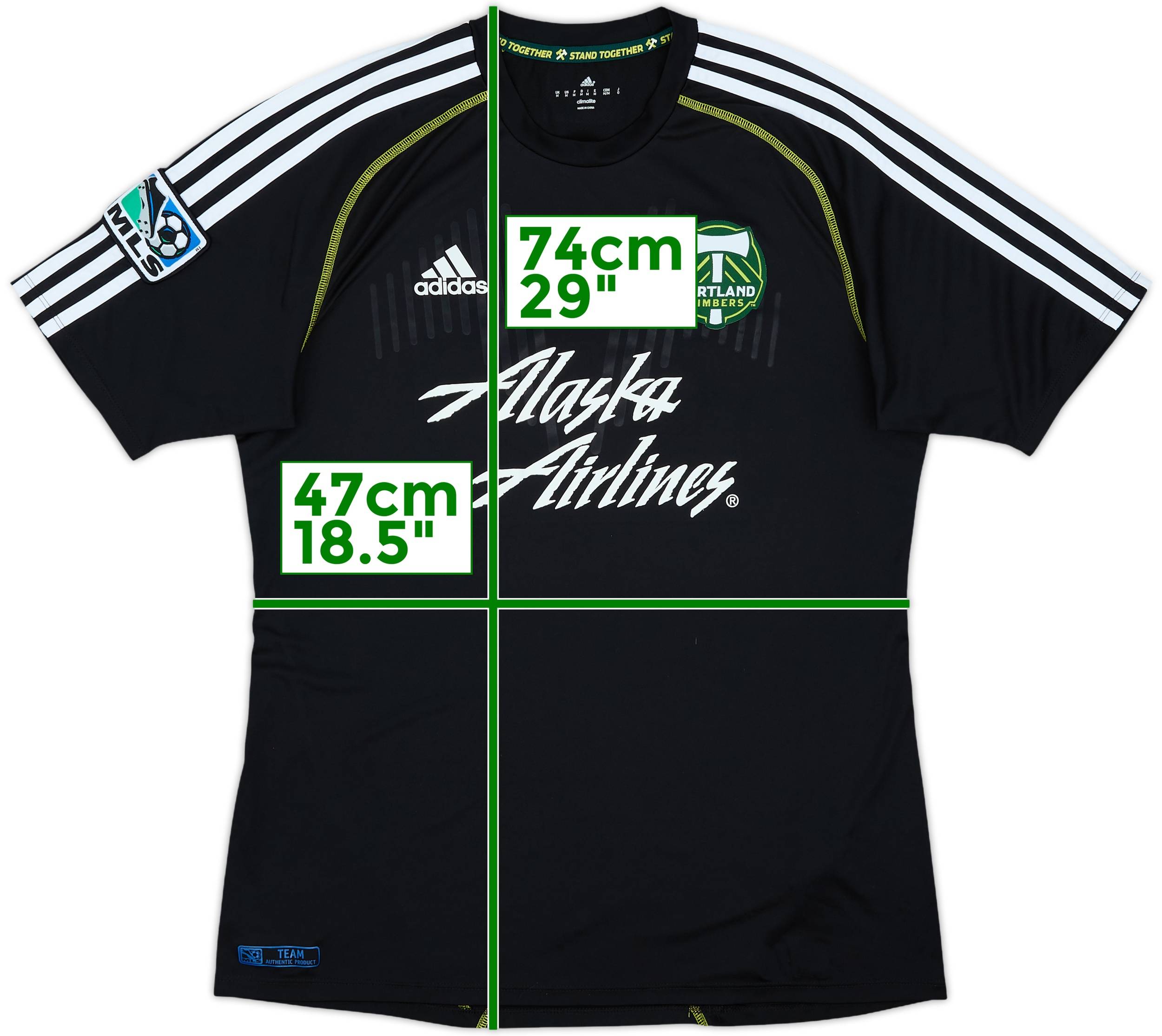 希少 adidas PORTLAND TIMBERS 13-14  2013-14 Portland Timbers Prototype Shirt - 8/10 - (M)