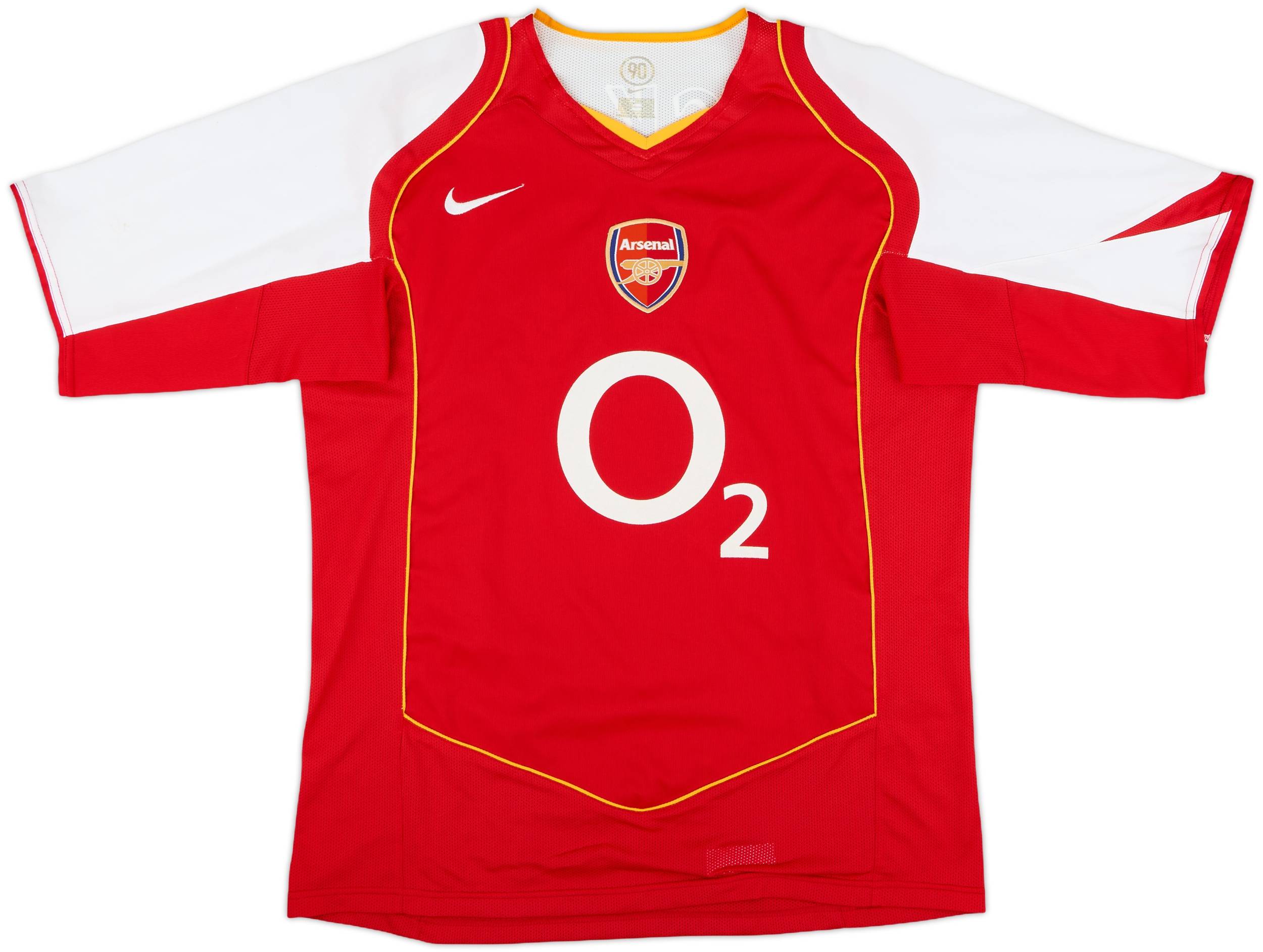 2004/05 アーセナルFC ユニフォーム ベルカムプ BERGKAMP 10 2004-05 Arsenal Home Shirt Bergkamp #10 - 8/10 - (M)