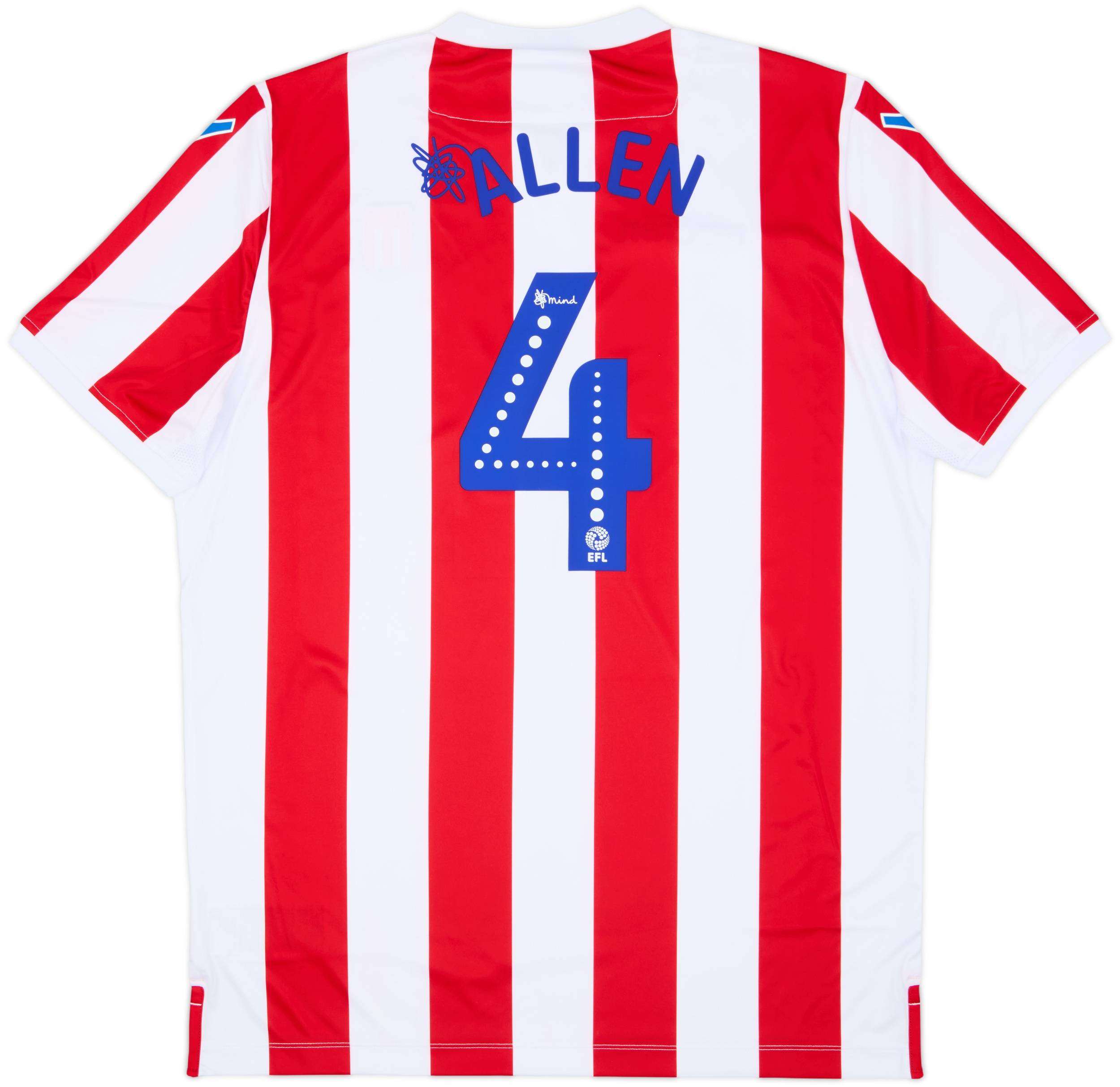 2018-19 Stoke City Home Shirt Allen #4 (XXL)