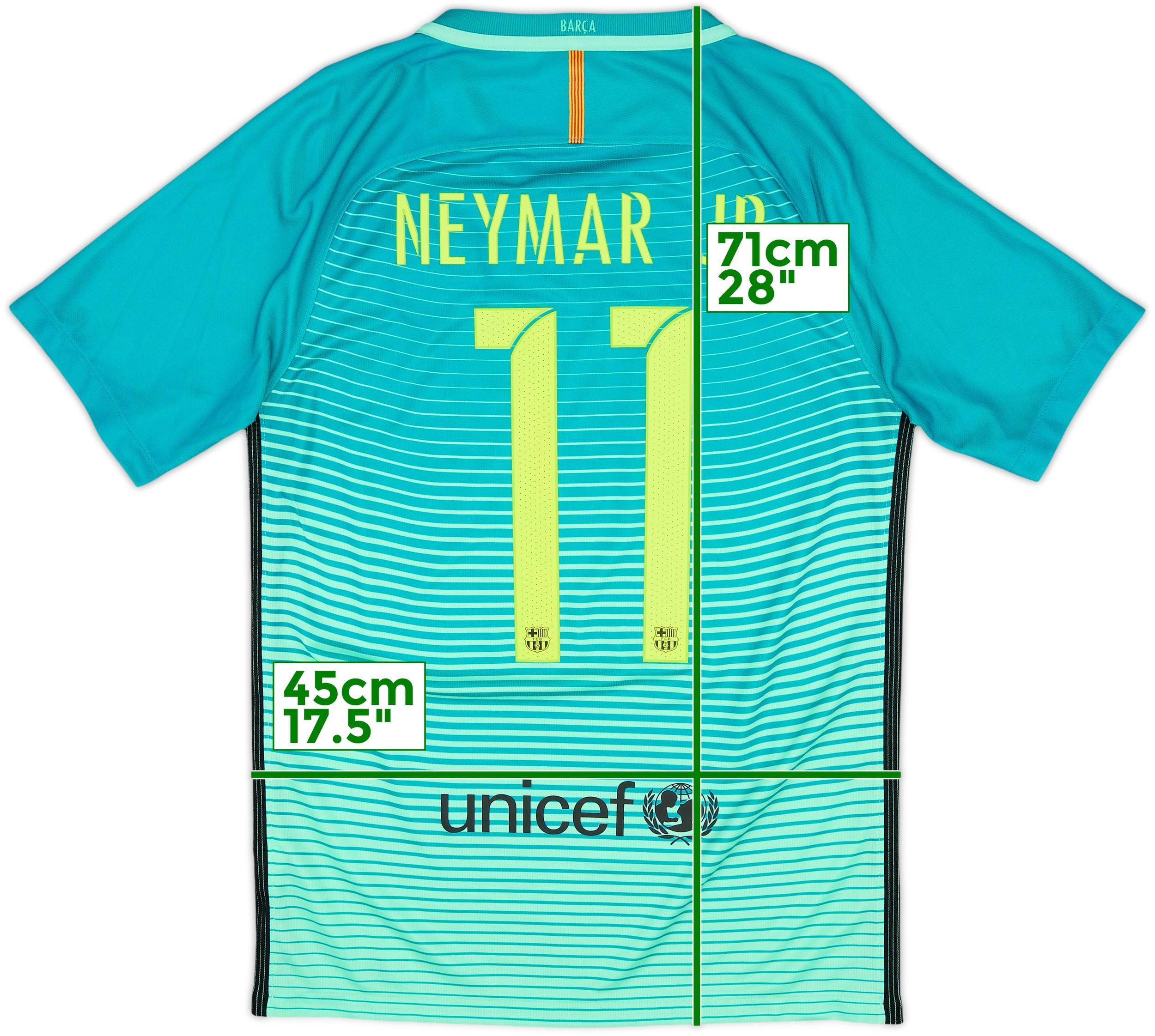 2016-17 Barcelona Third Shirt Neymar Jr #11 - 9/10 - (S)