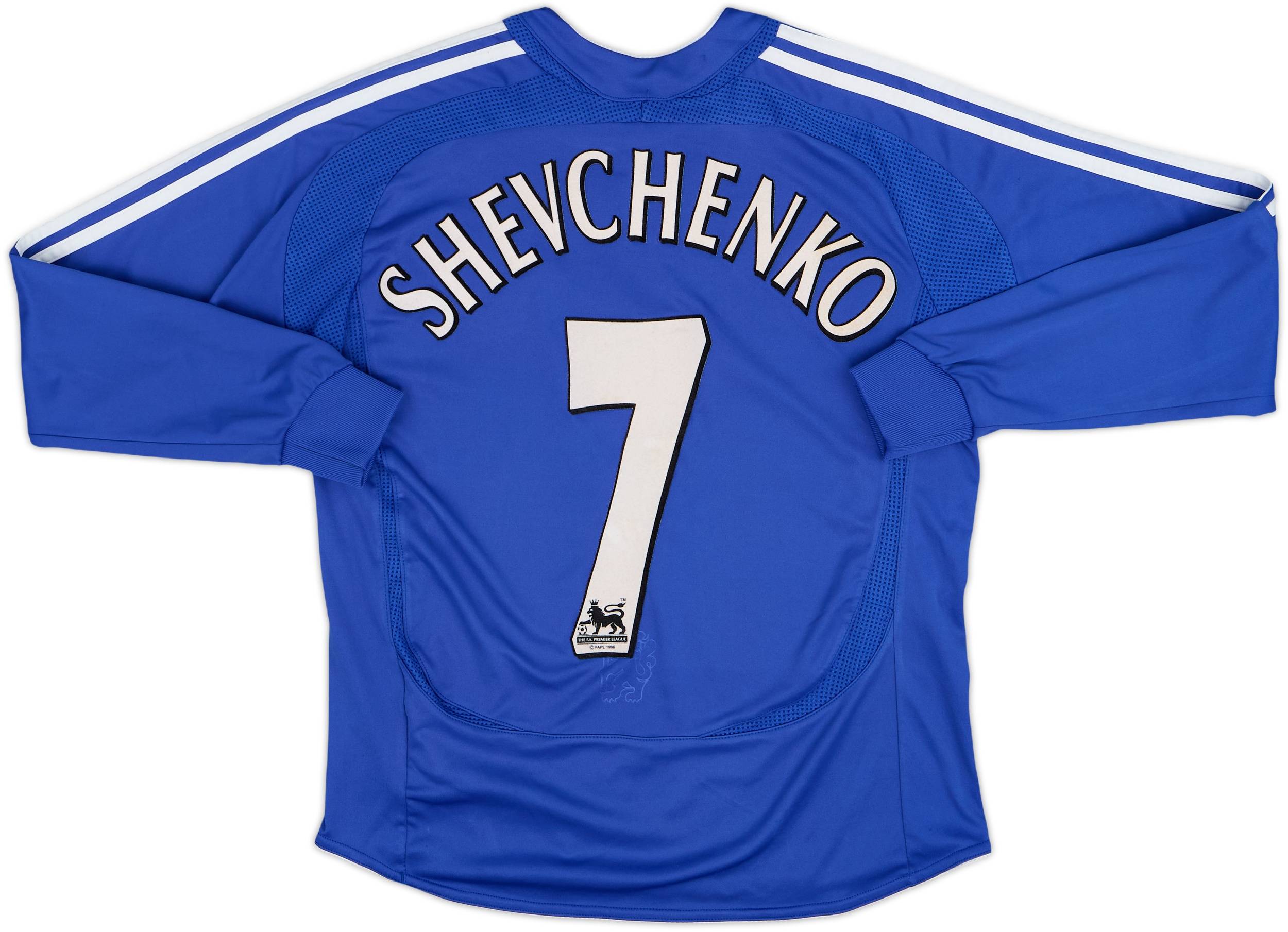 2006-08 Chelsea Home L/S Shirt Shevchenko #7 - 9/10 - (M.Boys)