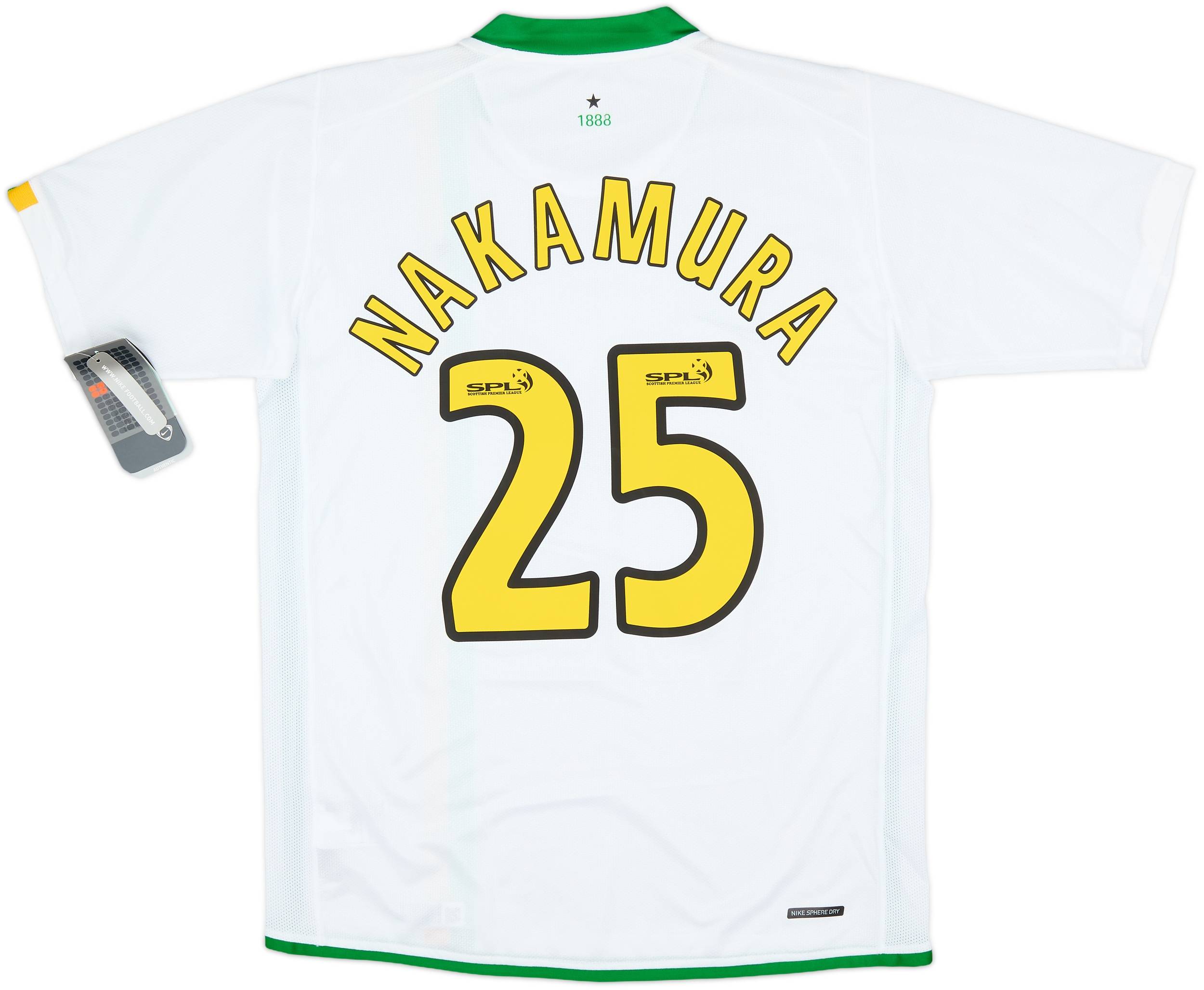 2006-08 Celtic European Shirt Nakamura #25 (M)