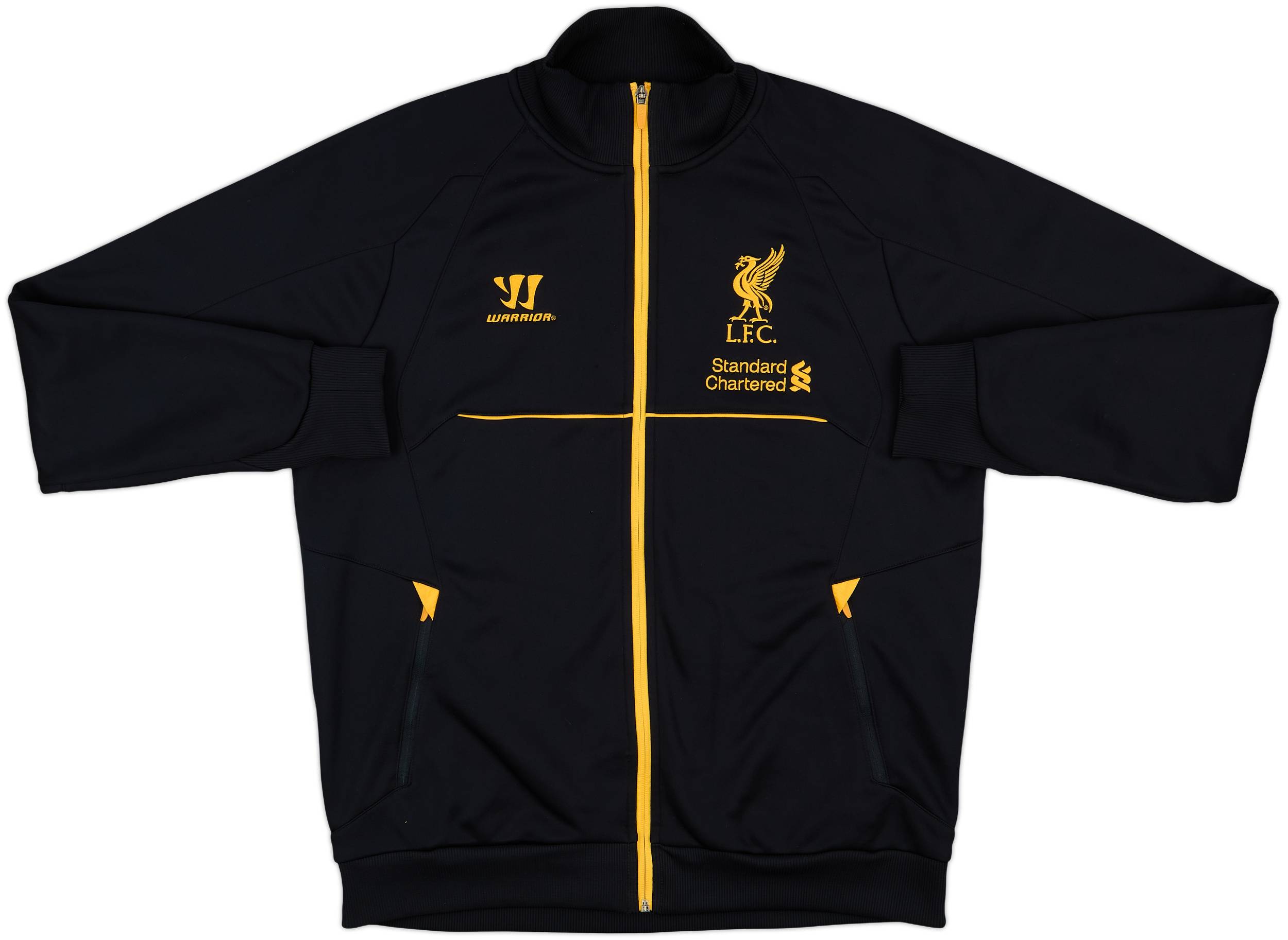 【優勝SALE!】リヴァプール Liverpool Warrior ジャケット 2013-14 Liverpool Warrior Track Jacket - 8/10 - (L)