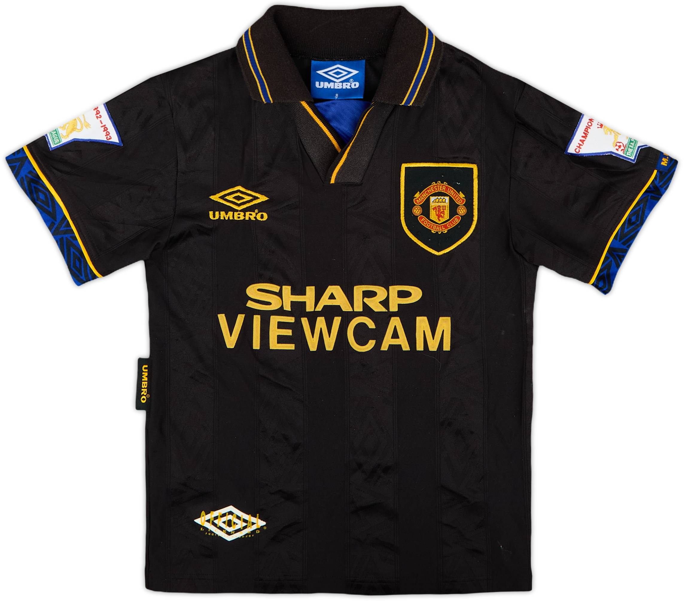 1993-95 Manchester United Away Shirt Ince #8 - 6/10 - (M.Boys)