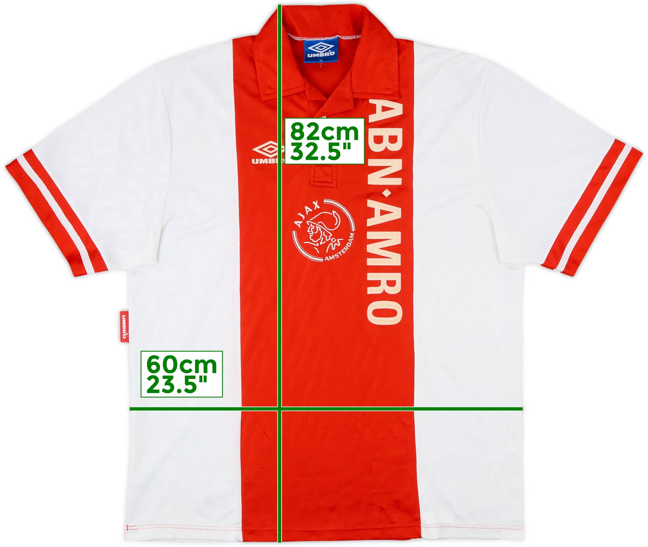 1993-94 Ajax Camiseta Local - 7/10 - (XL)