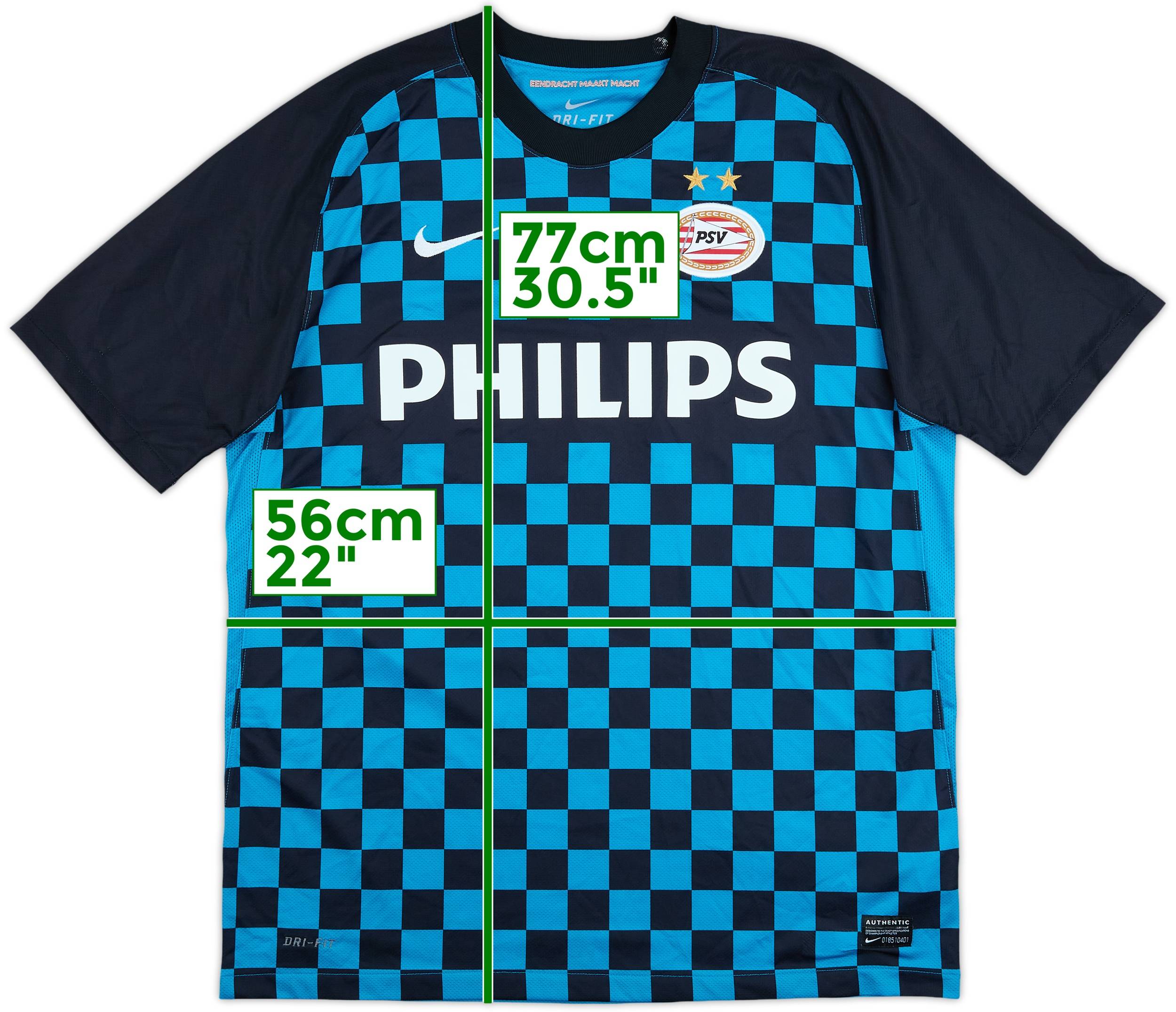２０１１シーズン　PSV　ユニフォーム 2011-13 PSV Away Shirt - 8/10 - (L)