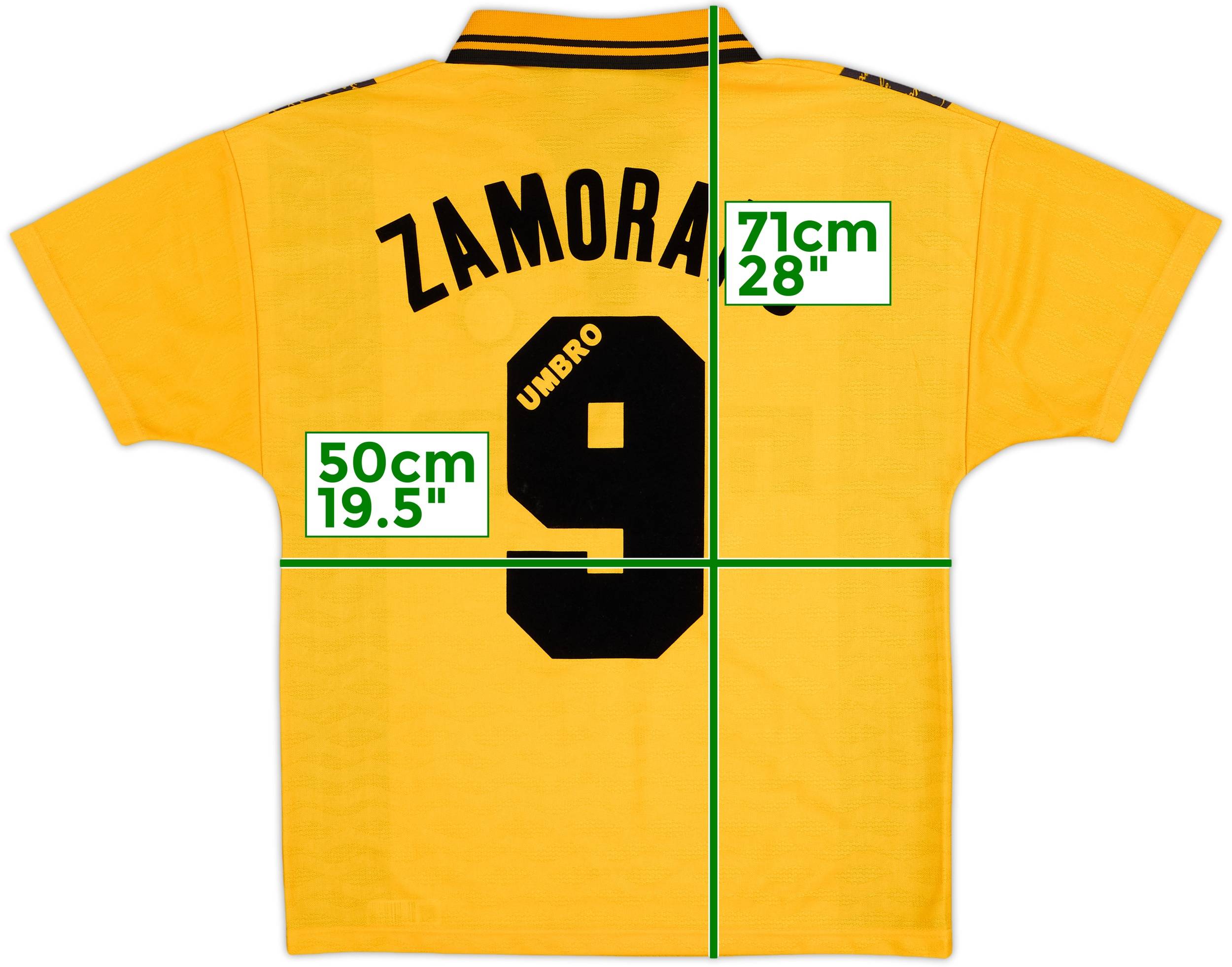 1996-97 Inter Milan Third Shirt Zamorano #9 - 9/10 - (Y)