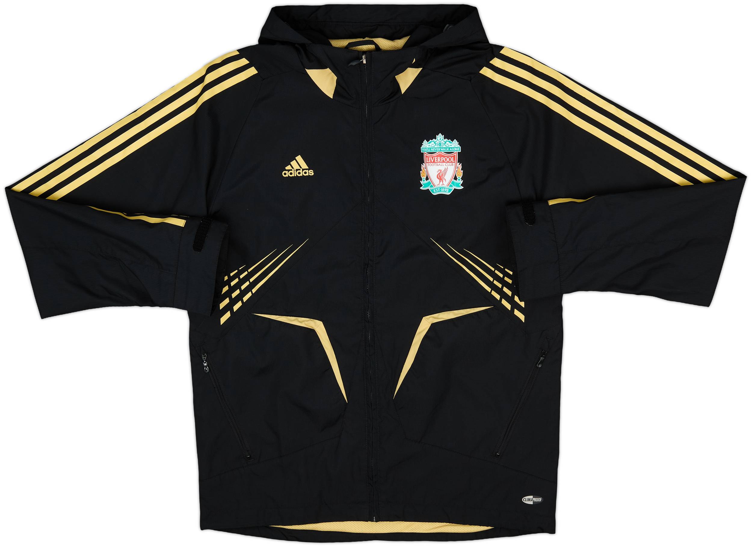 ウェア Liverpool FC adidas XL 2008-09 Liverpool adidas Hooded Rain Jacket - 8/10 - (M)