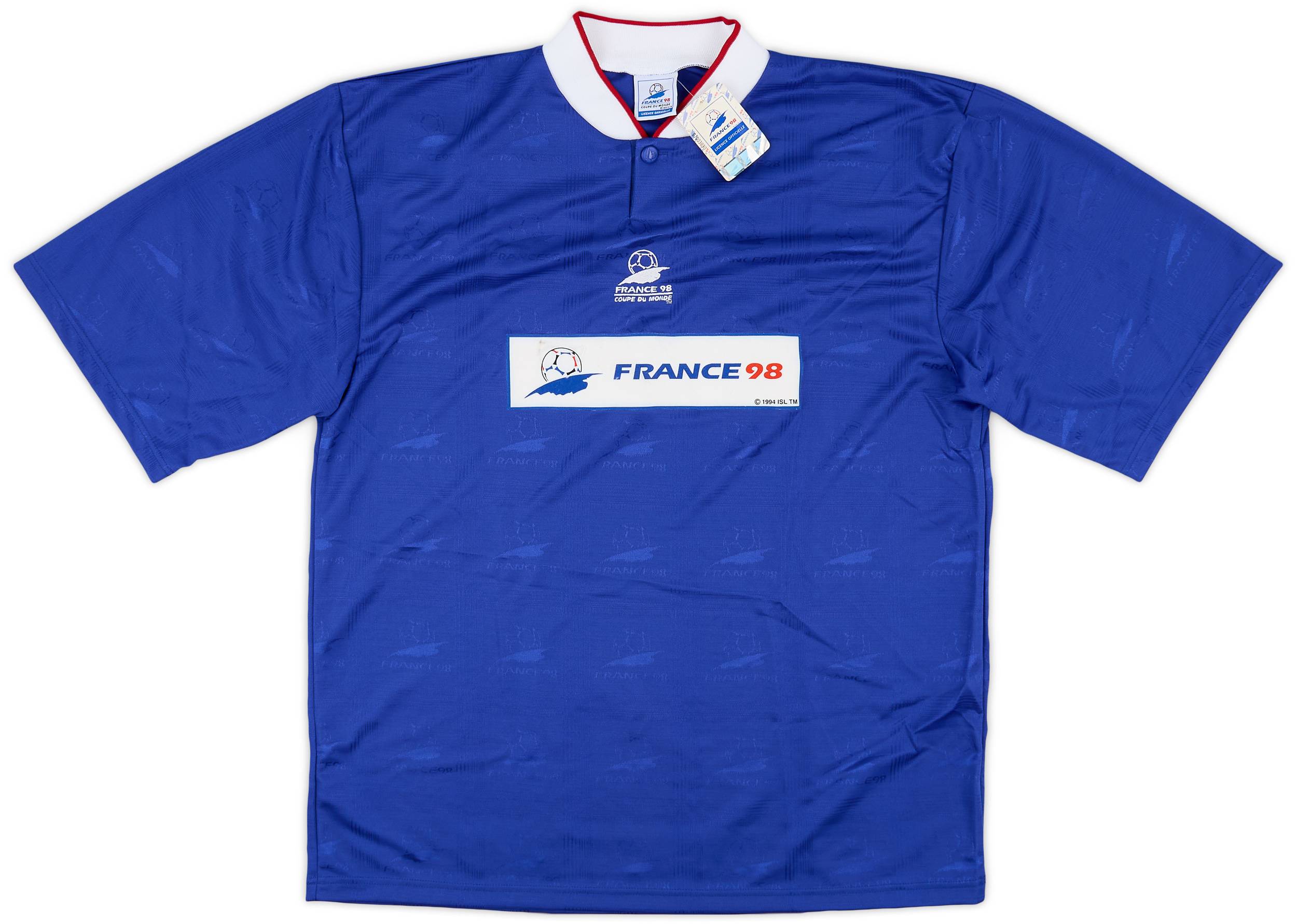 1998 France 98 'Coupe du Monde' Training Shirt (XL)